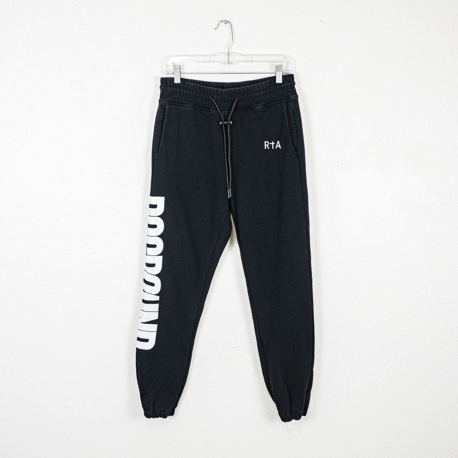 Rta RtA x DOGPOUND Terry Jogger Pant in Black cotton Sz Small Size US 28 / EU 44 - 2 Thumbnail