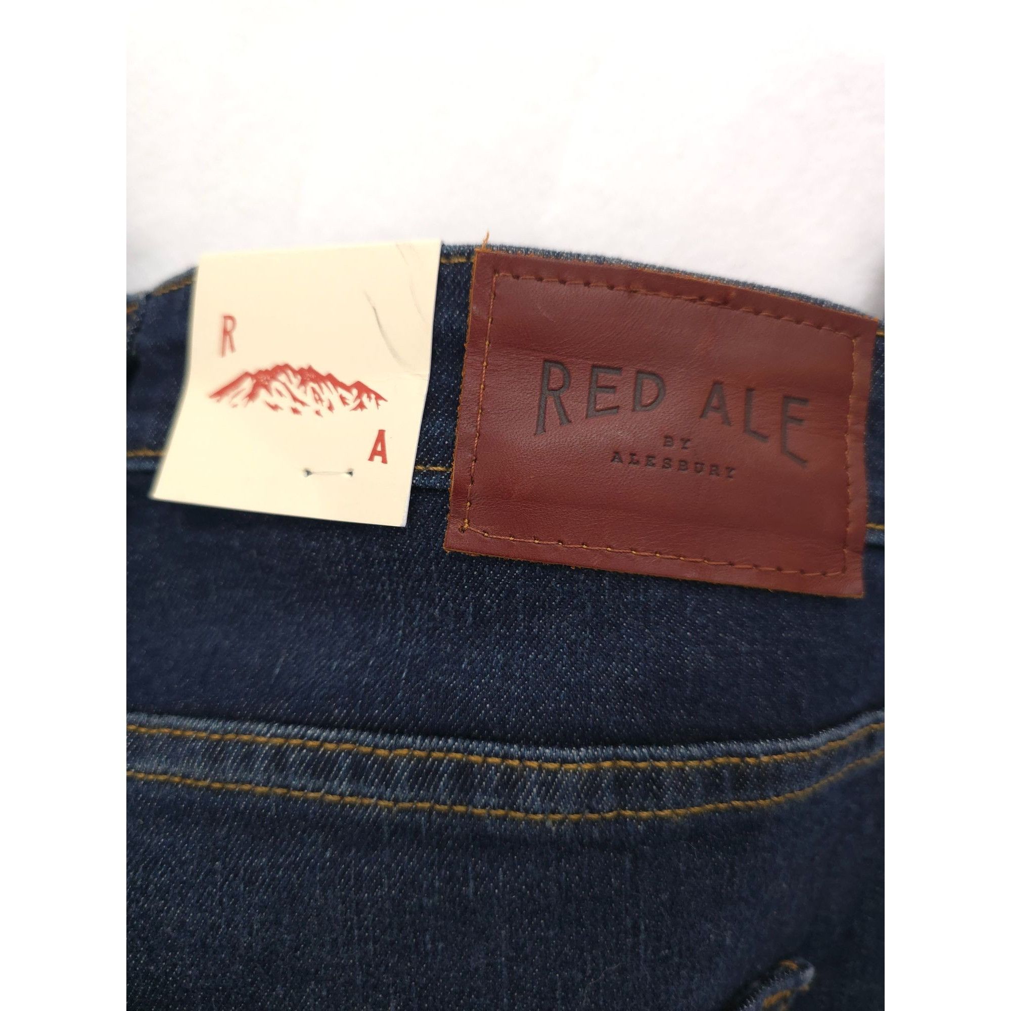Other Red Ale By Alesbury Mens 36x32 Jeans Adley Straight Fit Aval Size US 36 / EU 52 - 5 Thumbnail