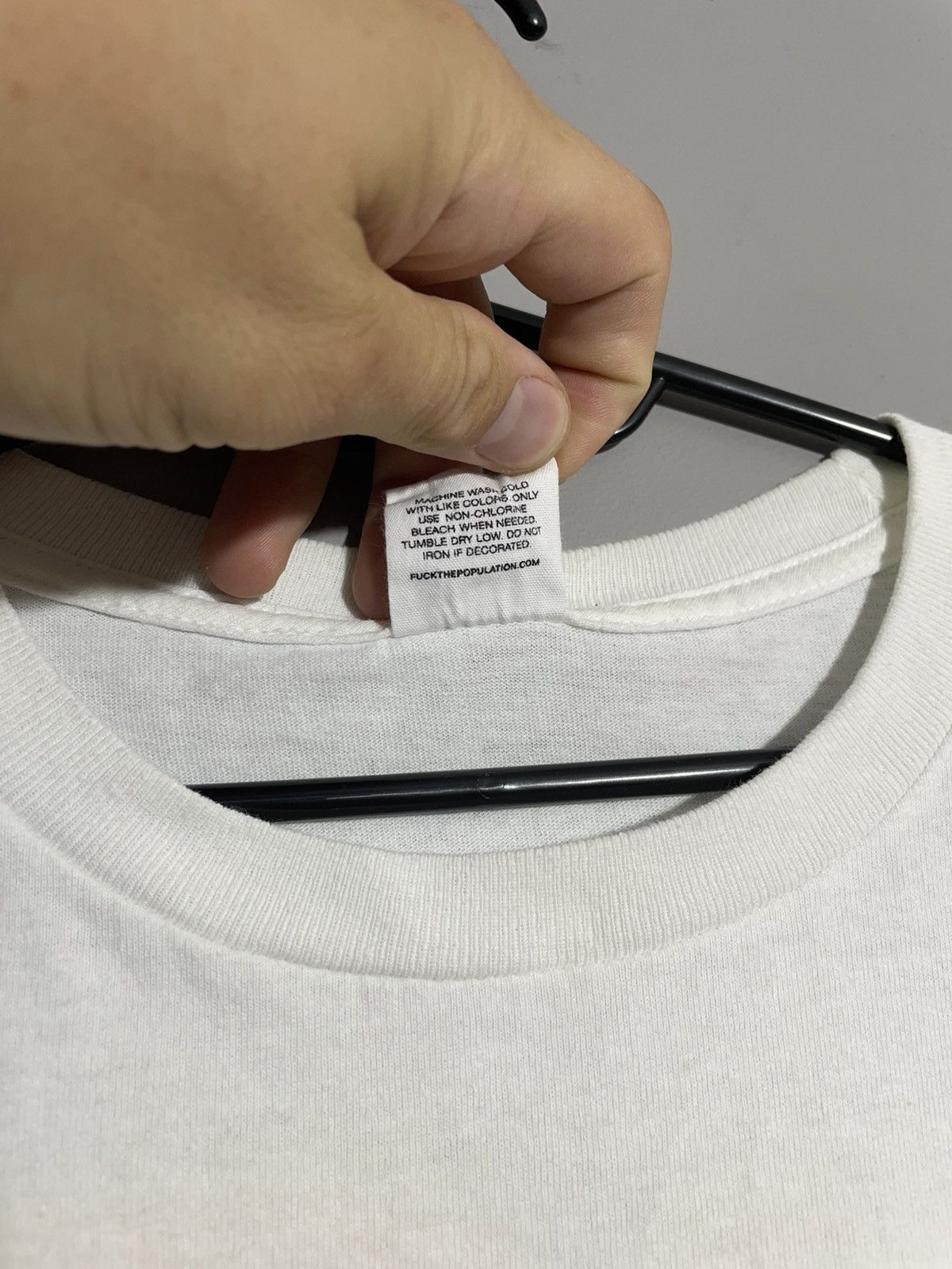 Fuck The Population FTP Earth Logo White tshirt size S Size US S / EU 44-46 / 1 - 7 Thumbnail