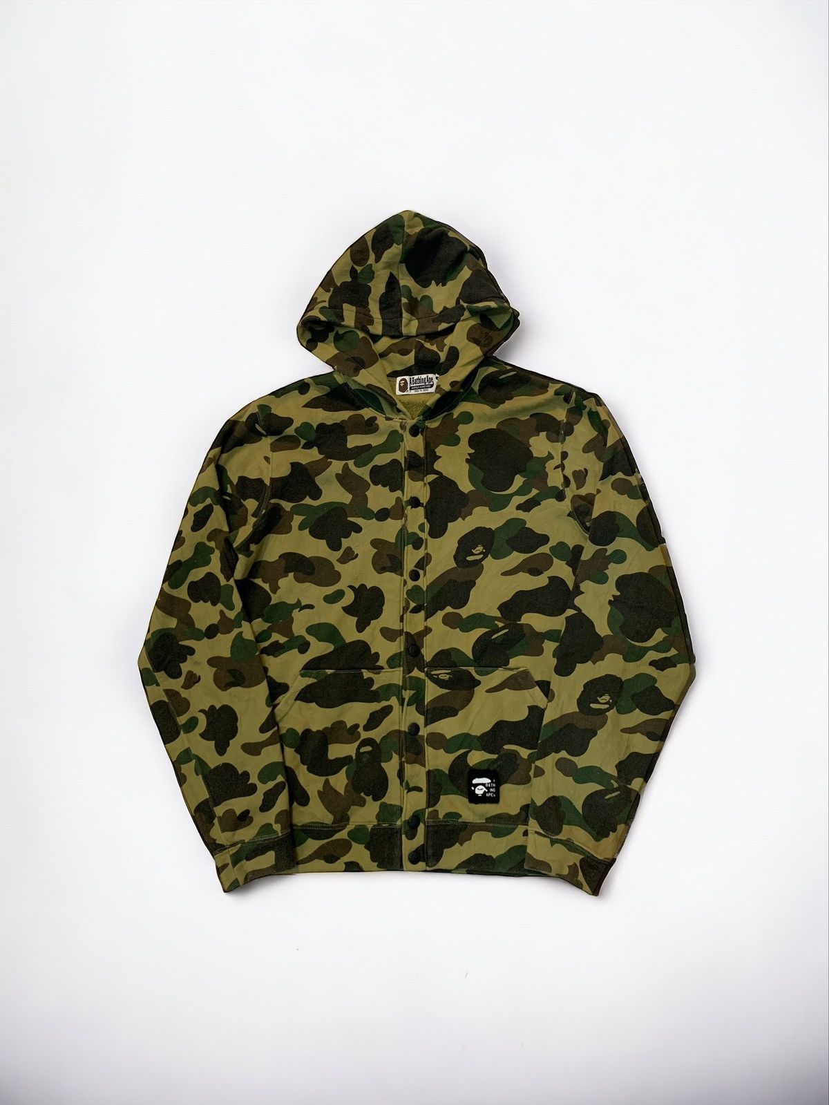 A Bathing Ape 1st Camo Snap Button Hoodie