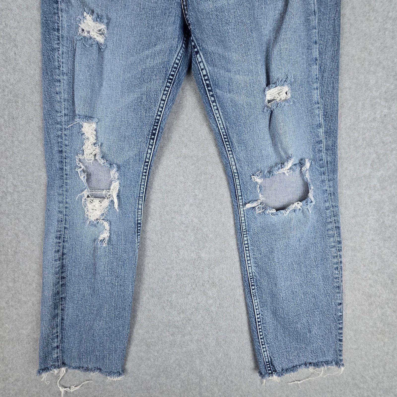 Silver Jeans Co. Silver Jeans 36x27 Not Your Boyfriends Distressed Raw Hem Size 36" / US 14 / IT 50 - 6 Thumbnail