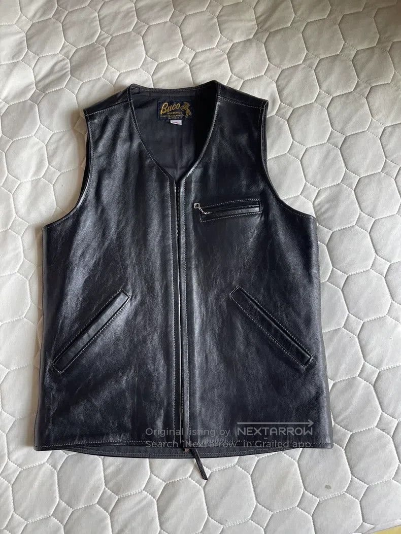 Buco Buco Horse leather zipper vest Size US S / EU 44-46 / 1 - 2 Thumbnail