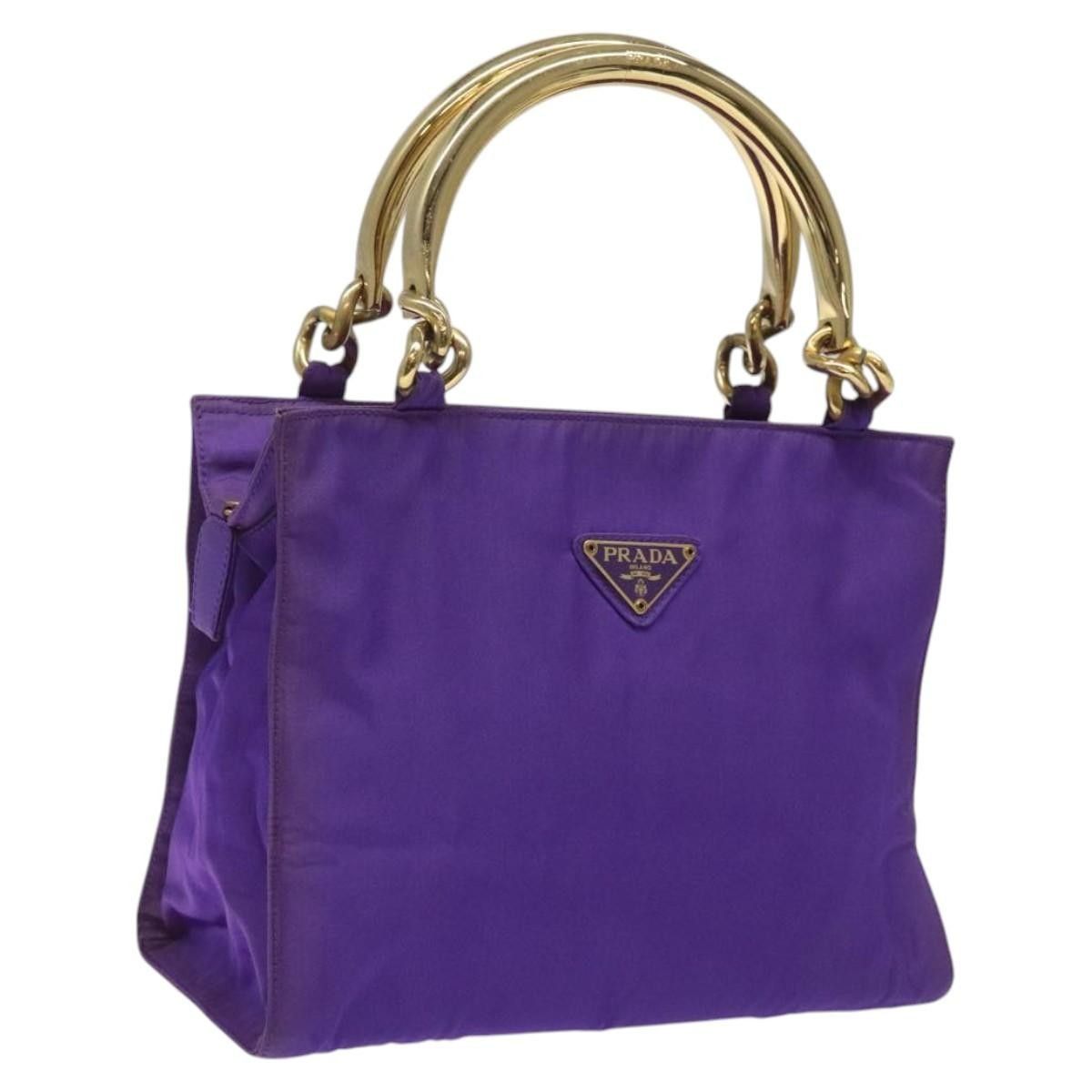 Prada Prada Metal Handles Tote Tessuto Size ONE SIZE - 1 Thumbnail