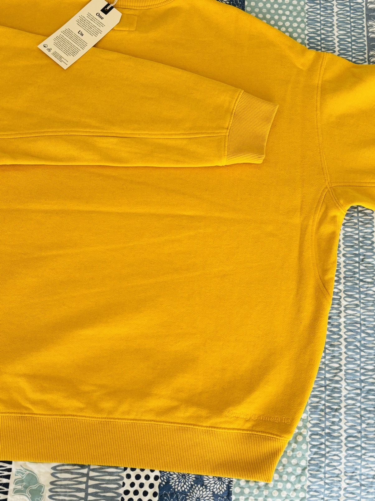 Roots Roots One Crew - Yellow Crew Neck Sweater Size US L / EU 52-54 / 3 - 5 Thumbnail