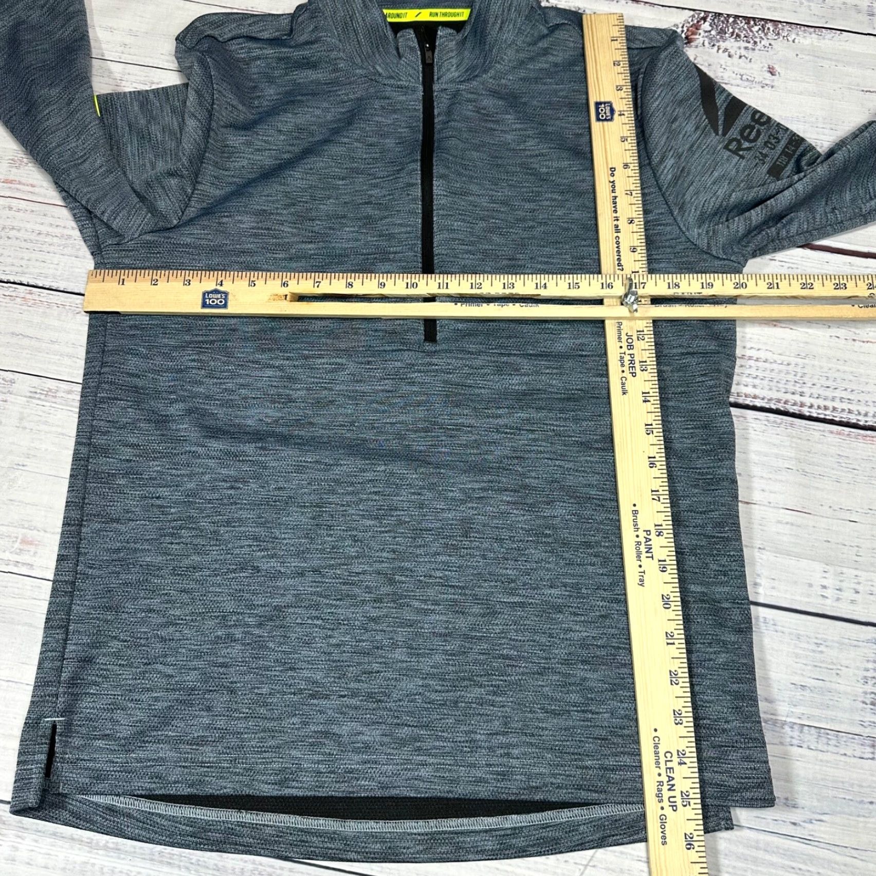 Reebok Reebok Womens Speed Wick 1/2 Zip Pullover Top M Gray Running & Jogging Activewear Size M / US 6-8 / IT 42-44 - 2 Thumbnail