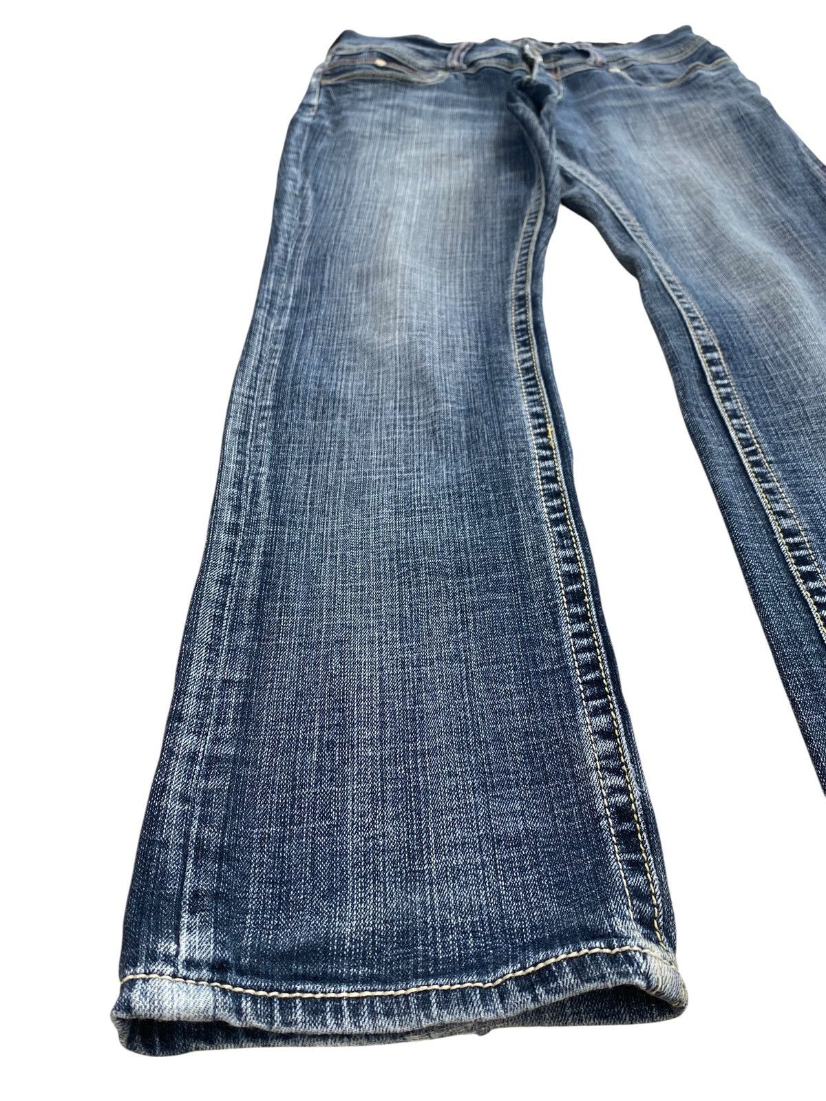 Other Japanese Brand Faded Wash Style Loose Jeans Size US 31 - 5 Thumbnail