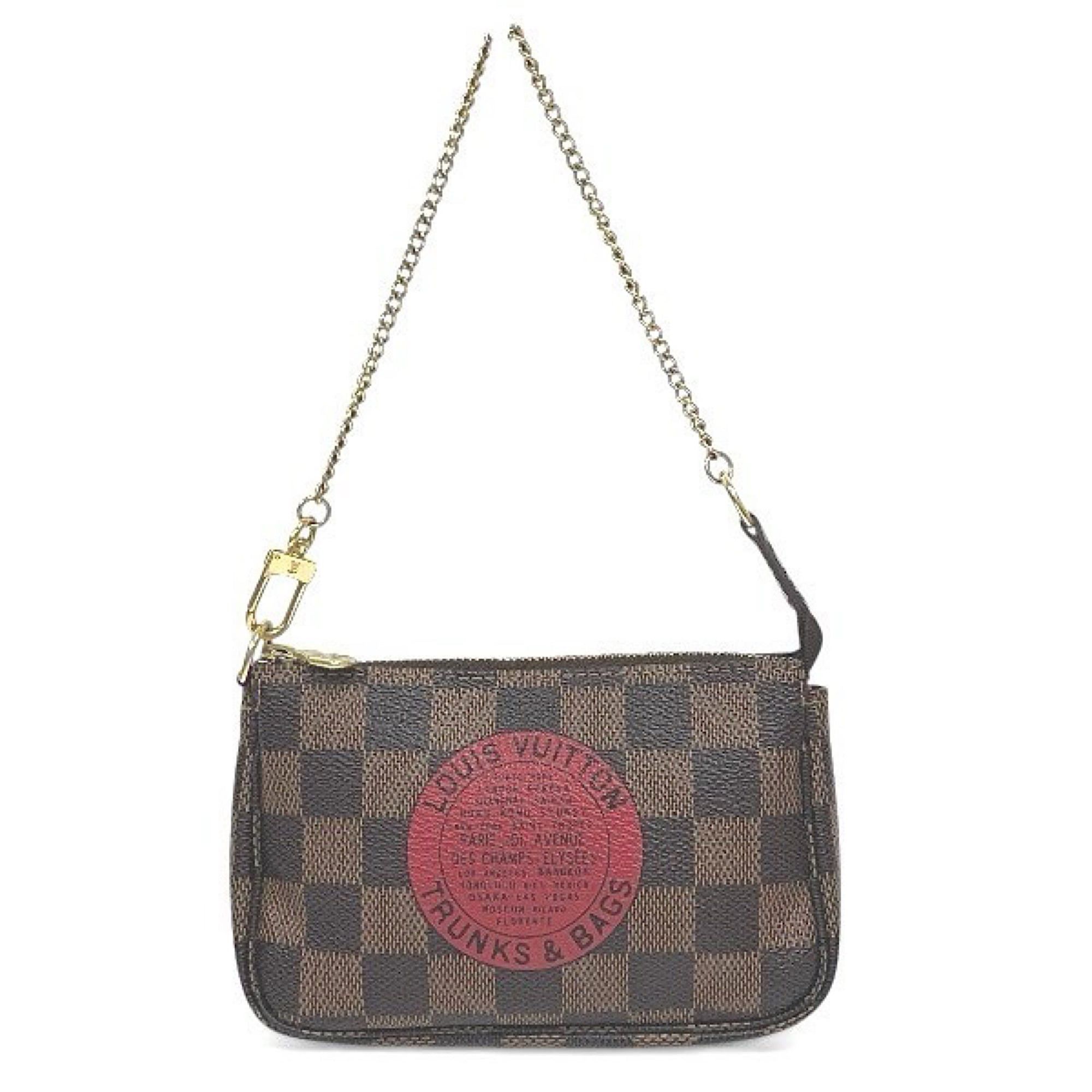 Louis Vuitton Louis Vuitton Mini Pochette Accessoires Shoulder Bag, Damier, N58011 Size ONE SIZE - 1 Thumbnail