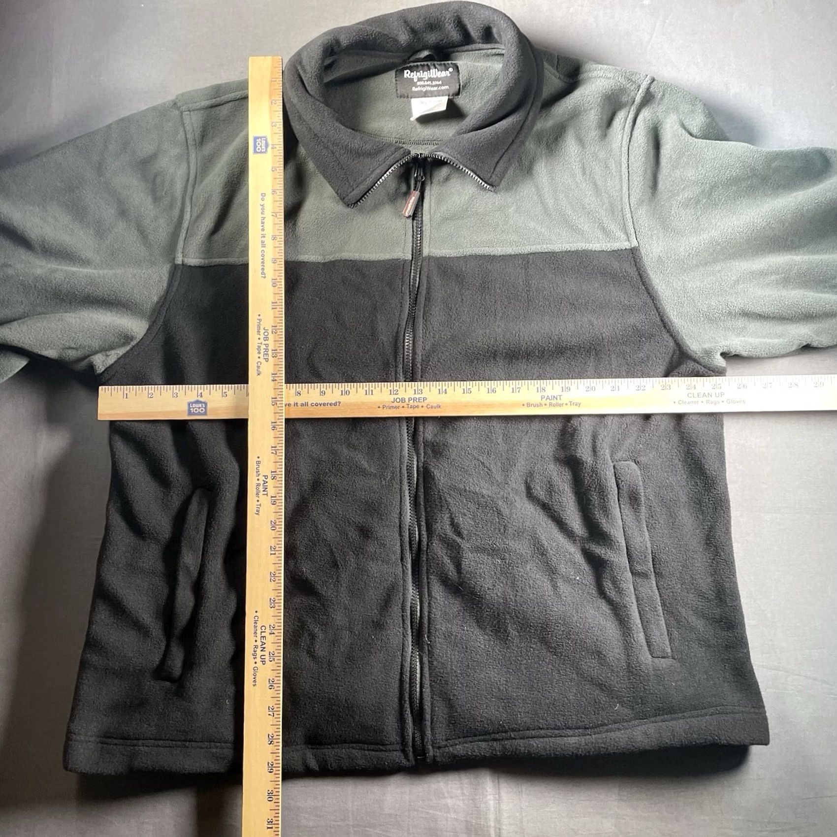 Vintage Refrifiwear Jacket Mens 2XL Black Zip Up Fleece Jacket Size US XXL / EU 58 / 5 - 2 Thumbnail