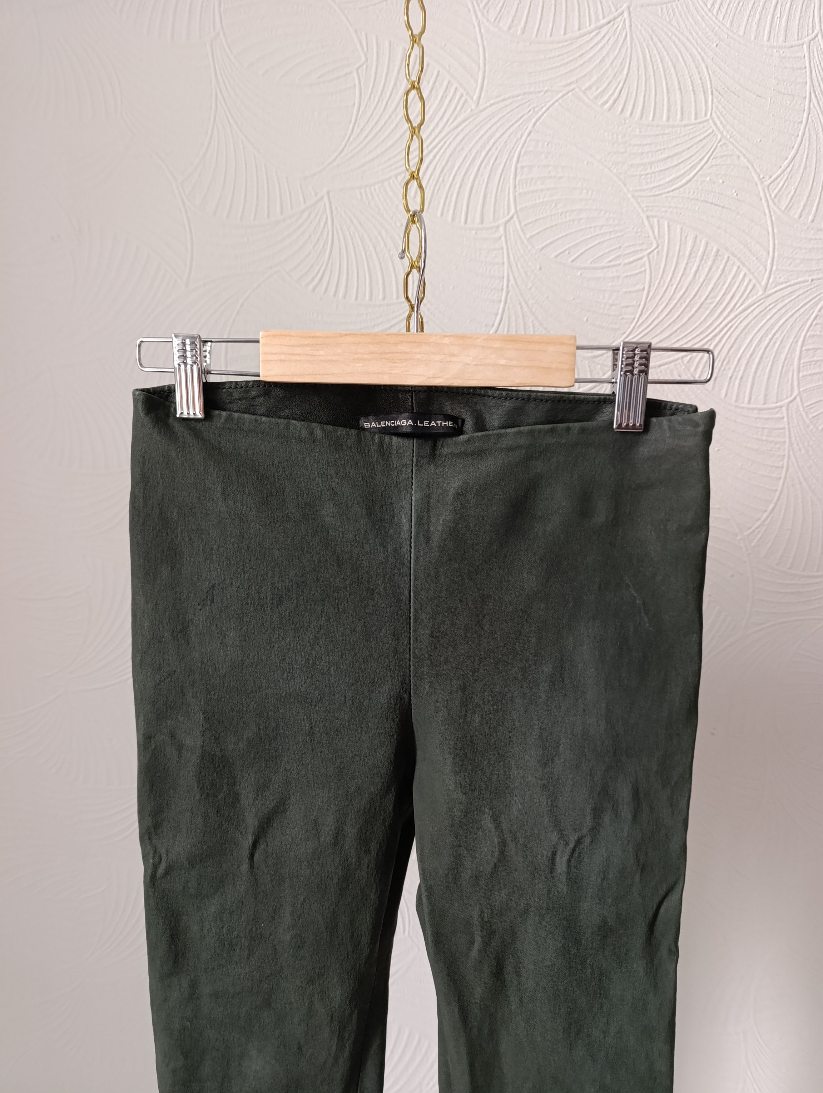 Balenciaga BALENCIAGA LAMB LEATHER LEGGINGS SIZE 36 Size 25" / US 0 / IT 36 - 2 Thumbnail