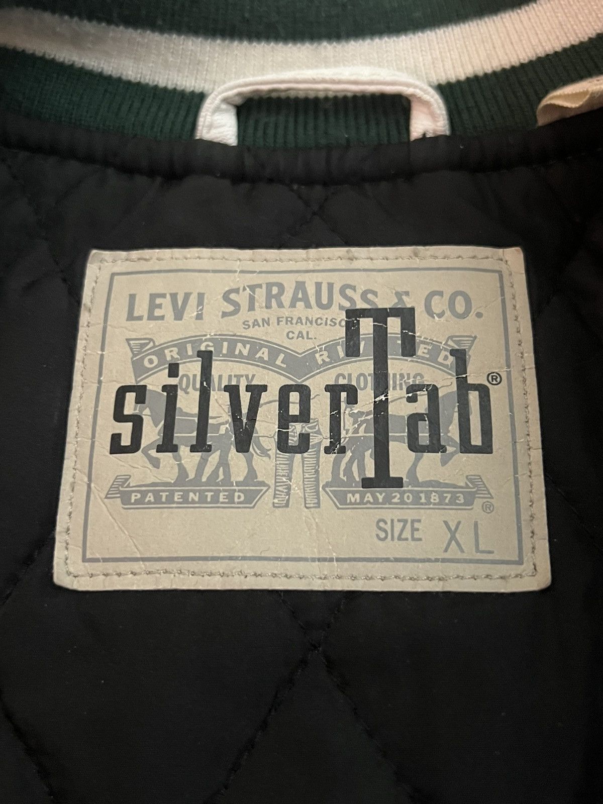 Levi's Vintage Clothing Vintage Levi's Silver Tab Varsity Jacket Size US XL / EU 56 / 4 - 4 Thumbnail