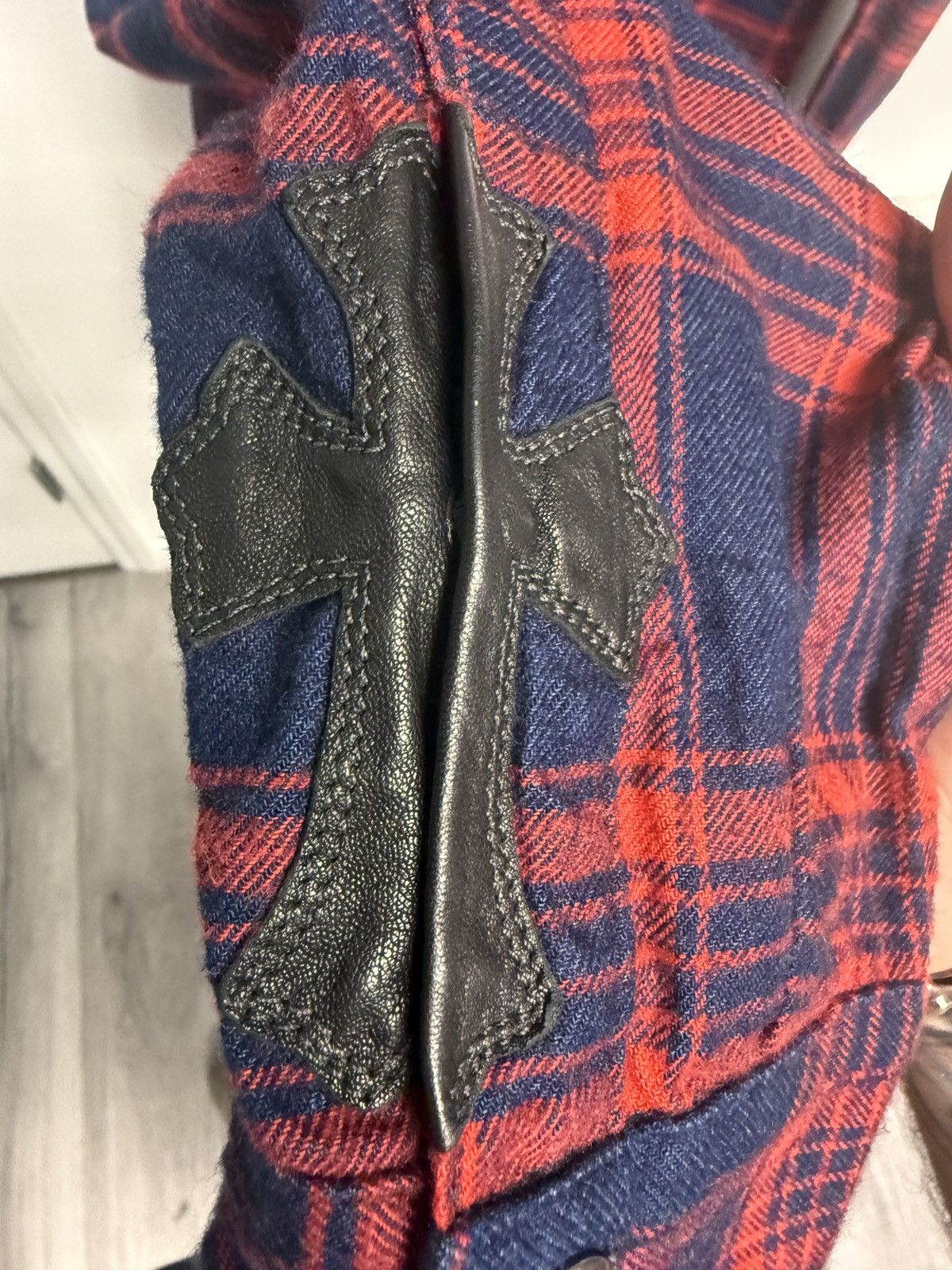 Chrome Hearts Chrome Hearts Flannel Button Up Size US XL / EU 56 / 4 - 6 Thumbnail