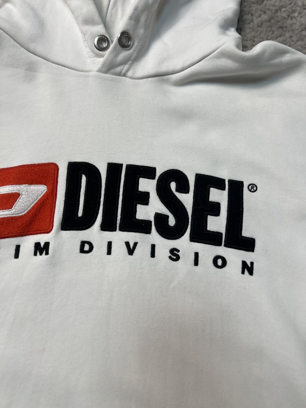 Diesel × Vintage Vintage Diesel white Hoodie Size US L / EU 52-54 / 3 - 4 Thumbnail