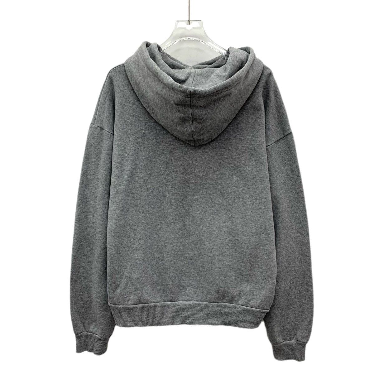 Celine Celine Grey Logo Beaded Hooded Drawstring Sweatshirt K26WX Size S / US 4 / IT 40 - 2 Thumbnail