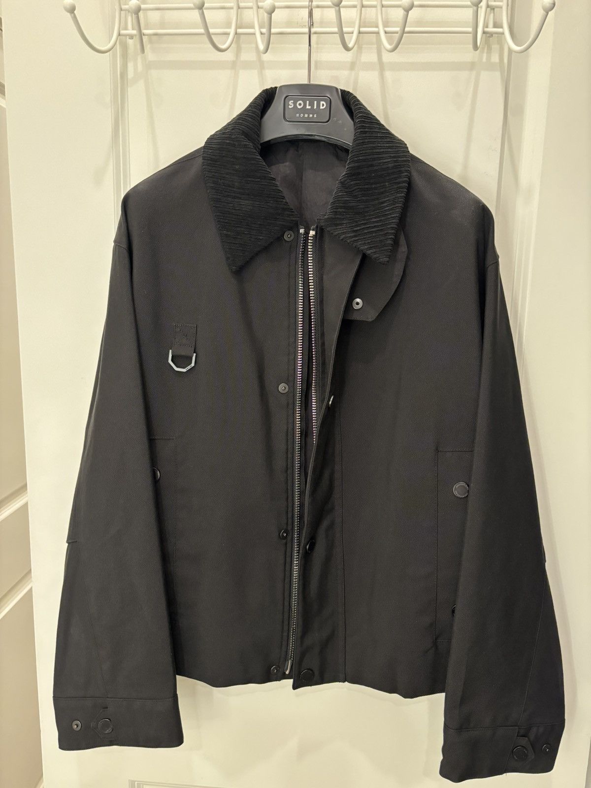 Solid Homme Black Spread Collar Jacket Size US S / EU 44-46 / 1 - 2 Thumbnail