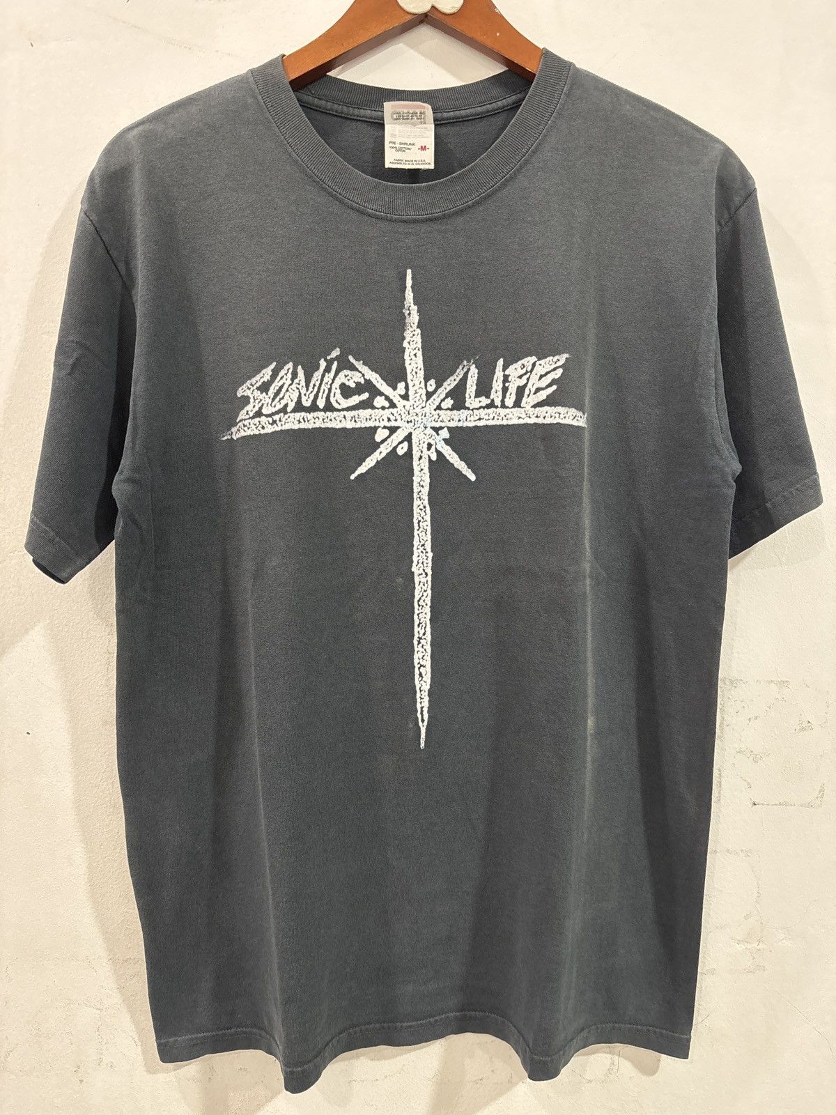 Band Tees Sonic Youth 00's Life SST Records Vintage Band T-Shirt Size US M / EU 48-50 / 2 - 1 Thumbnail