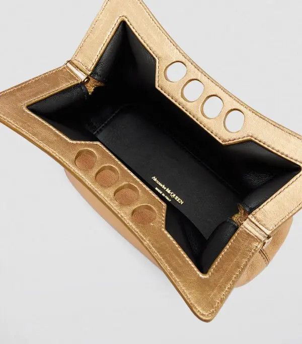 Alexander McQueen o1w1db10925 Size: OS/The Jewelled Hobo Mini Bag in Black Size ONE SIZE - 5 Thumbnail
