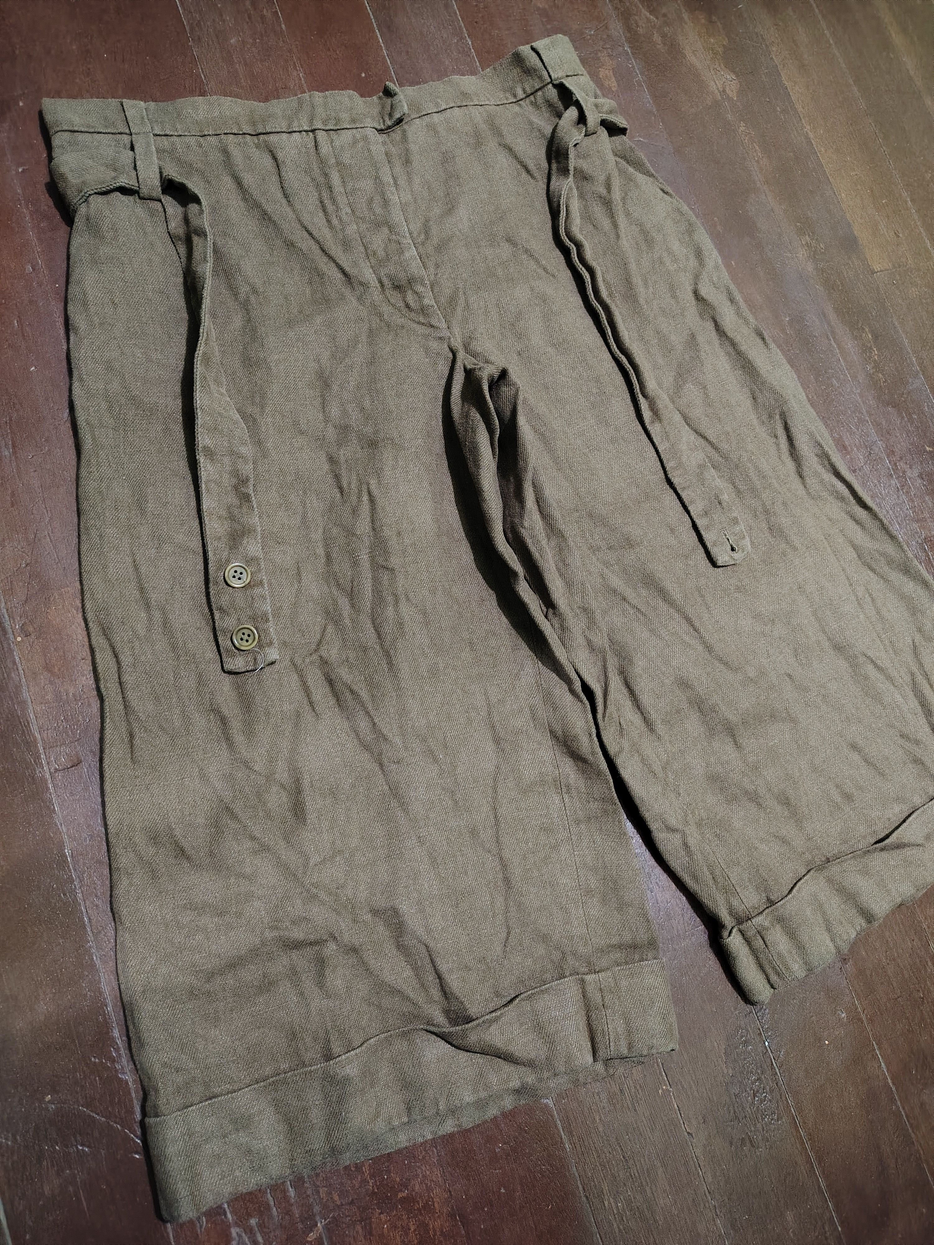 Chloe CHLOE - PHOEBE PHILO - Vintage - Wide Leg Linen Pant Size 38" / US 16 / IT 52 - 2 Thumbnail