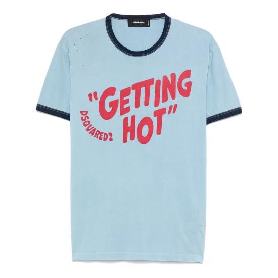 Dsquared2 DSQUARED2 Men T-Shirts D20035 S74GD1388 472 BLUE Size US S / EU 44-46 / 1 - 1 Thumbnail