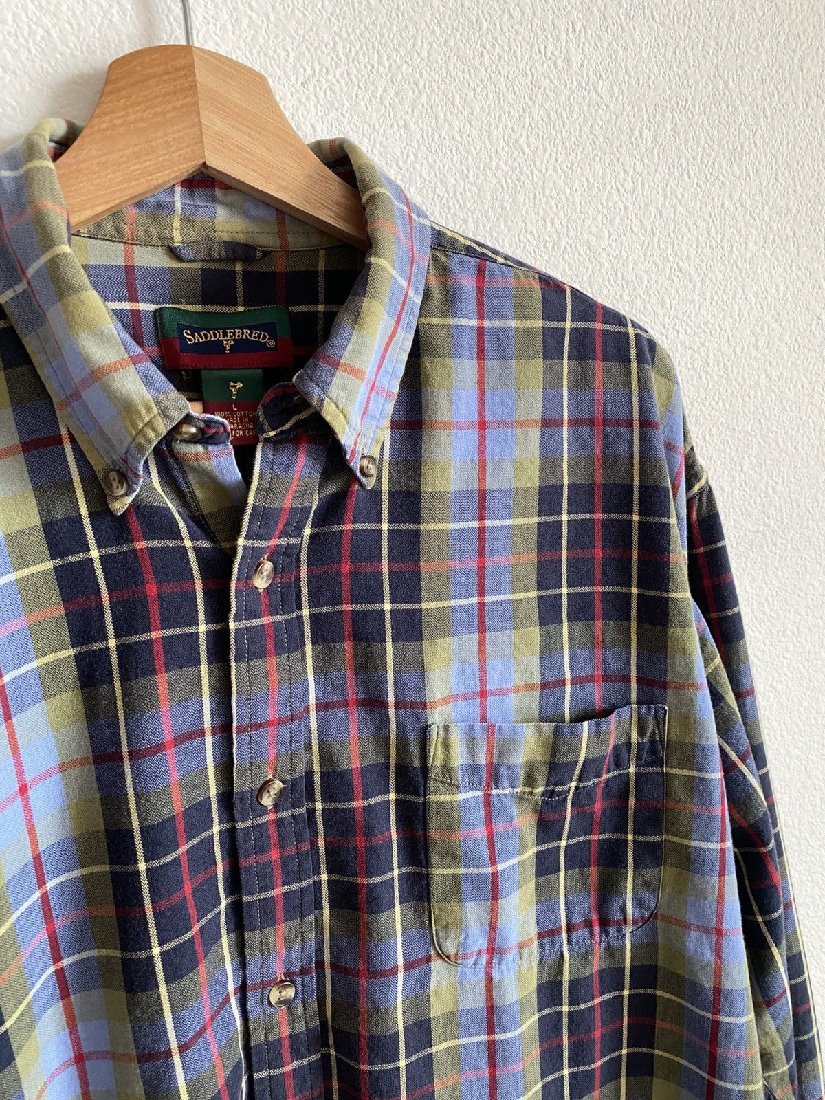 Saddlebred Vintage Saddlebred Flannel Shirt Size US L / EU 52-54 / 3 - 3 Thumbnail