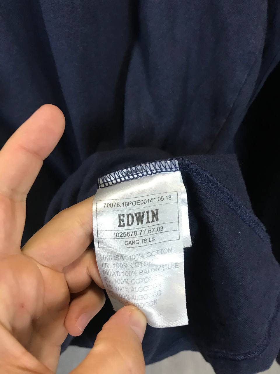 Edwin Edwin Japanese gans longsleeve Size US M / EU 48-50 / 2 - 7 Thumbnail