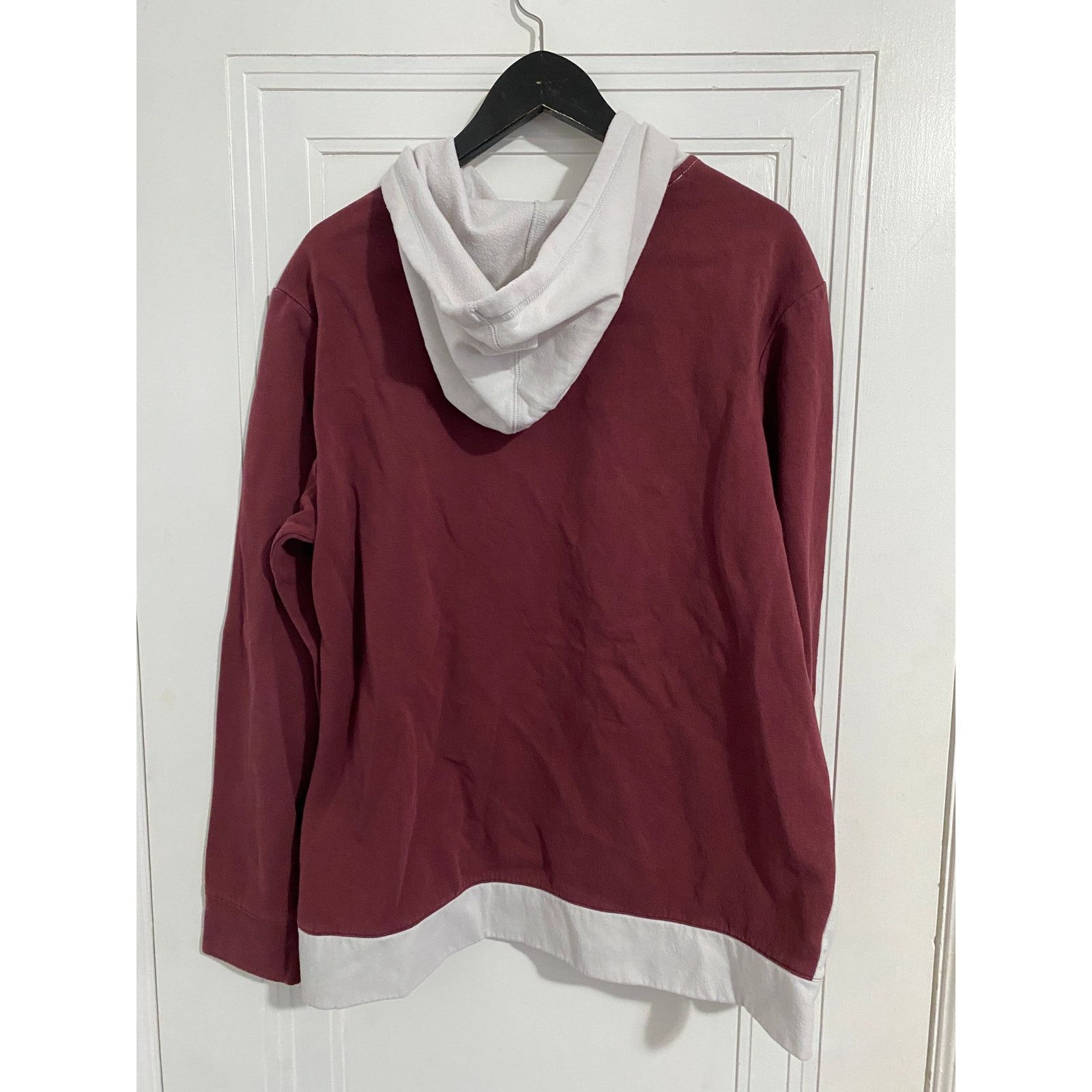 NCAA Minnesota Gophers White and Maroon Hoodie Sweatshirt Size L Size US L / EU 52-54 / 3 - 4 Thumbnail