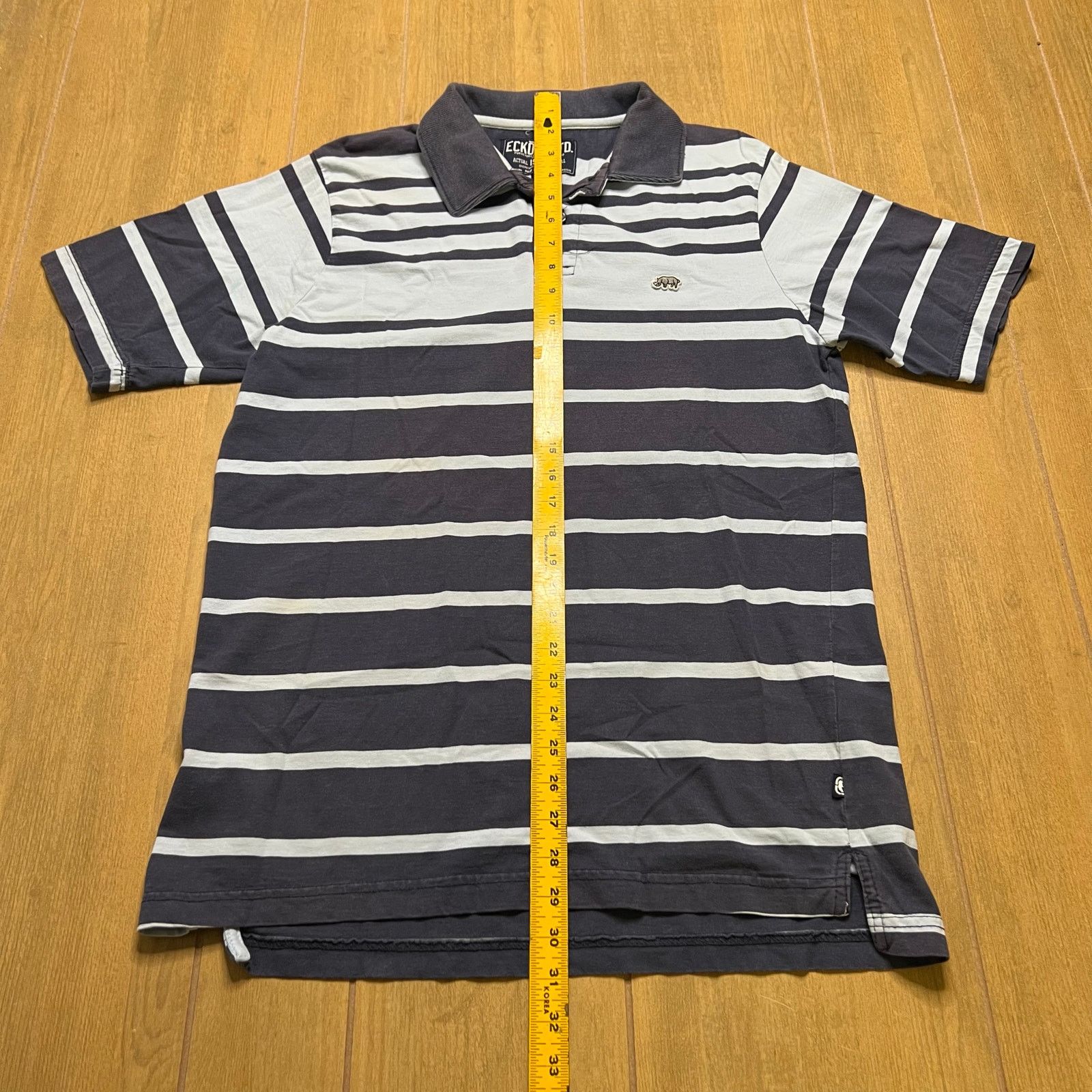 Ecko Unltd. Vintage Y2K Ecko Unltd Short Sleeve Striped Polo Shirt L Size US L / EU 52-54 / 3 - 6 Thumbnail