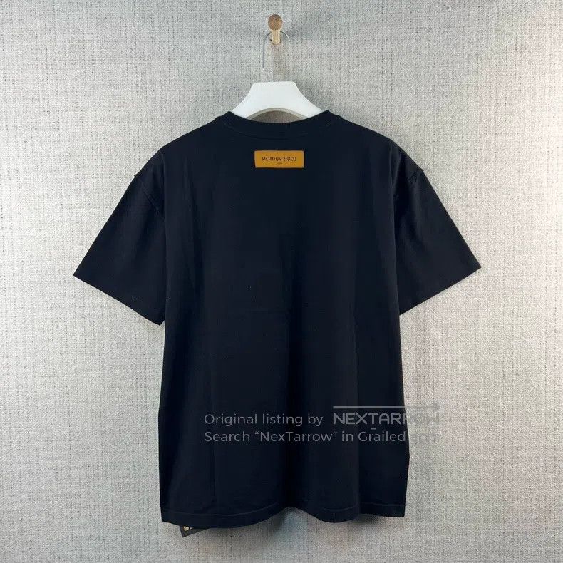 Louis Vuitton Louis Vuitton Letter Logo printed round neck short sleeve Size US XL / EU 56 / 4 - 2 Thumbnail