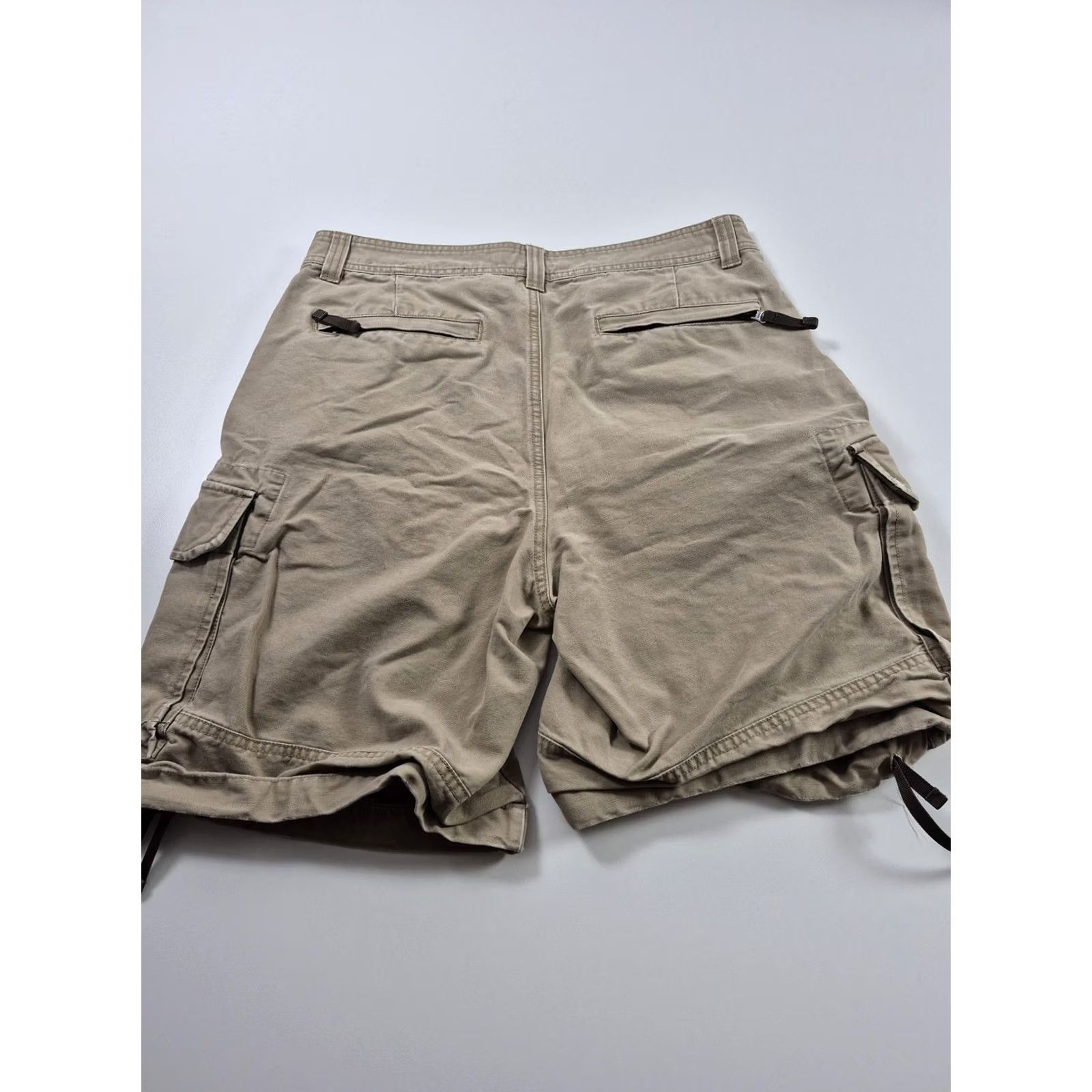 American Eagle Outfitters VINTAGE? No. Y2K American Eagle Outfitters Cargo Shorts Mens 38 Beige Canvas Drawstring Size US 38 / EU 54 - 7 Thumbnail