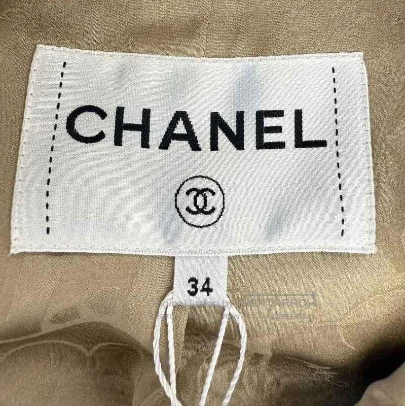 Chanel Chanel Cotton Beige Jacket for Women . Size XS / US 0-2 / IT 36-38 - 3 Thumbnail