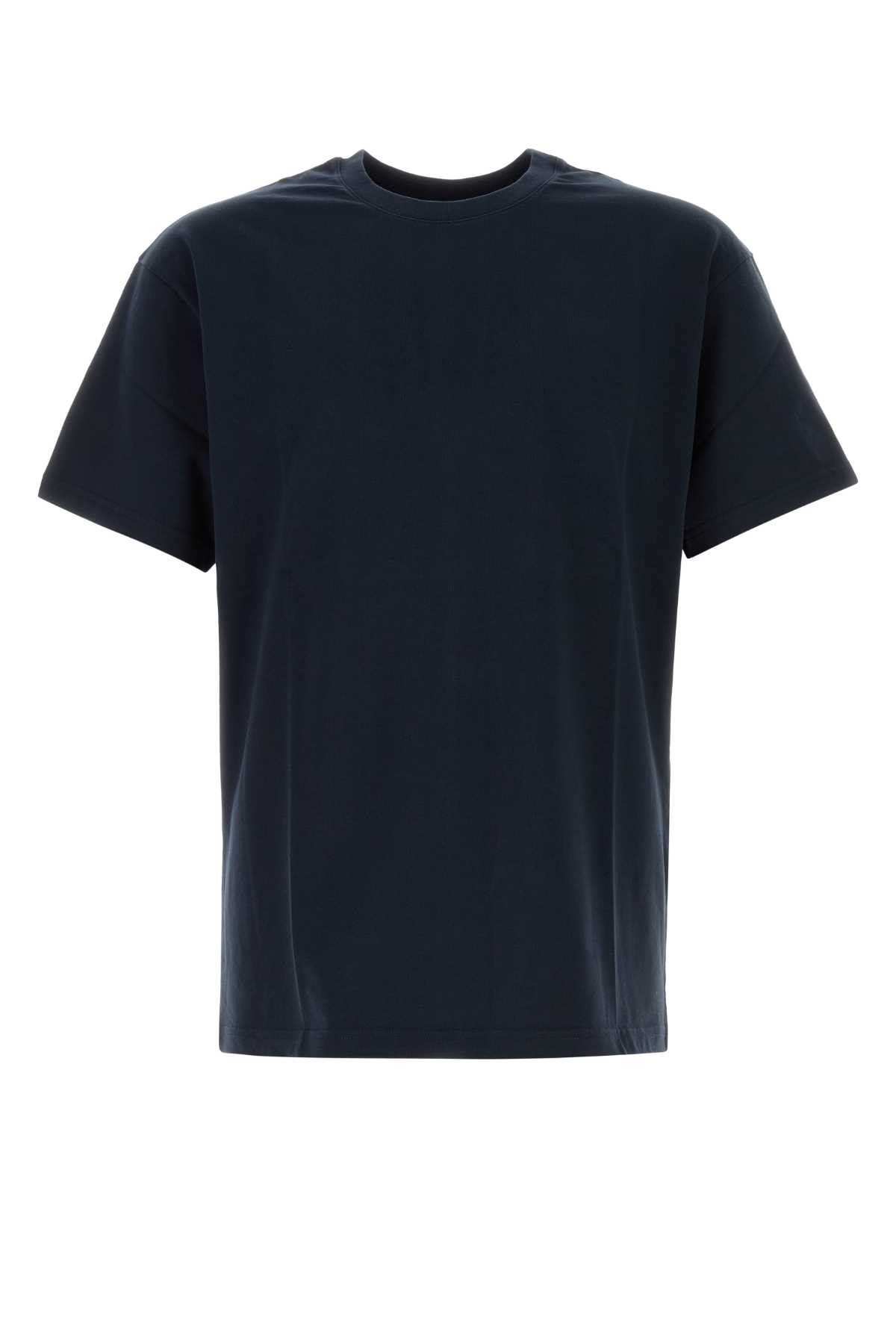 Dark Blue Cotton T-Shirt