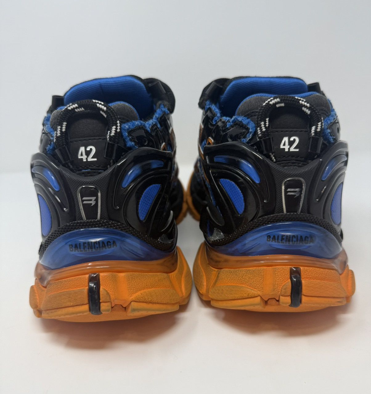 Balenciaga Balenciaga Runner Sneaker (Blue/Orange) Size US 9 / EU 42 - 5 Thumbnail