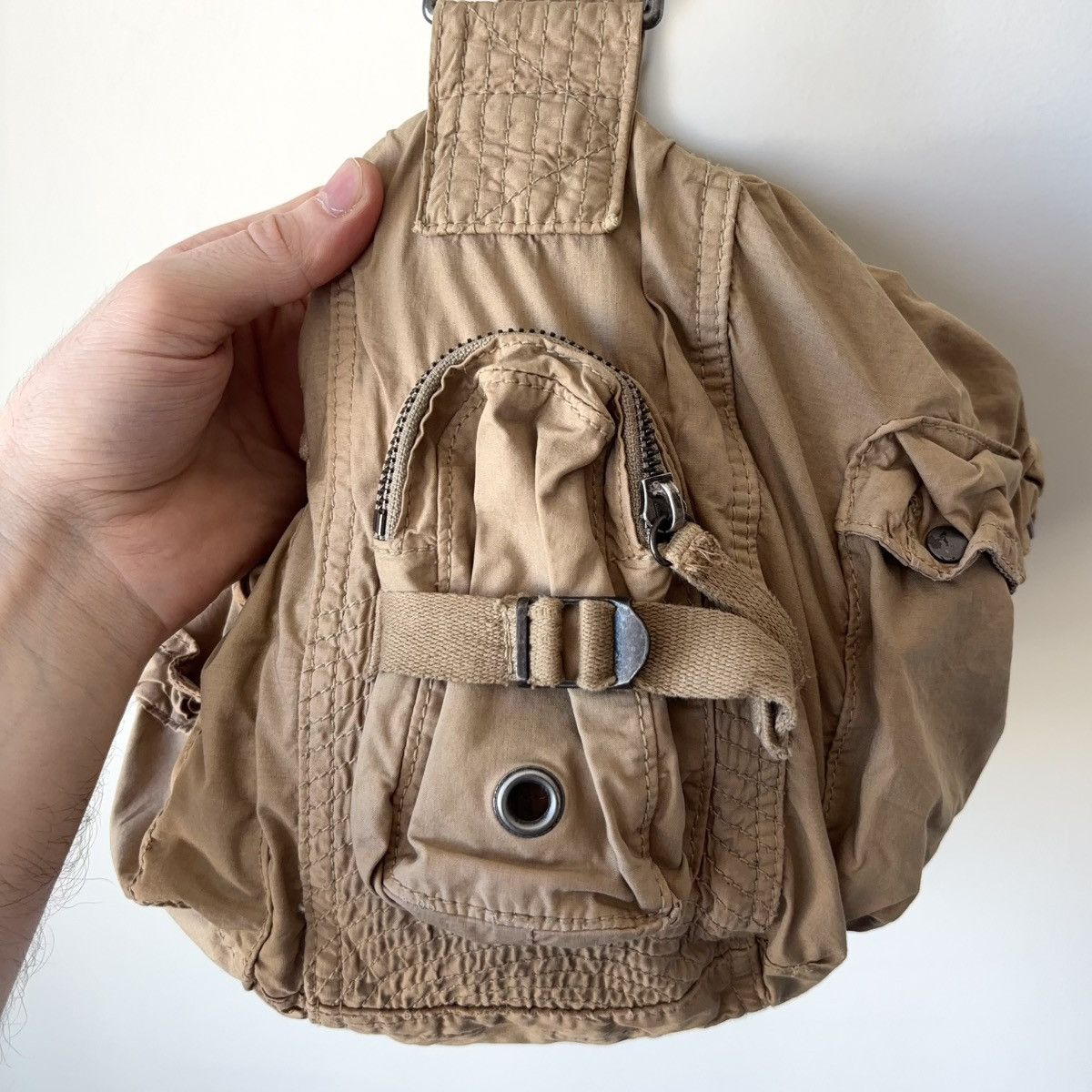 Rugby Ralph Lauren Cargo Pocket Crossbody Bag Utility Tactical Safari Y2K Rare Size ONE SIZE - 4 Thumbnail
