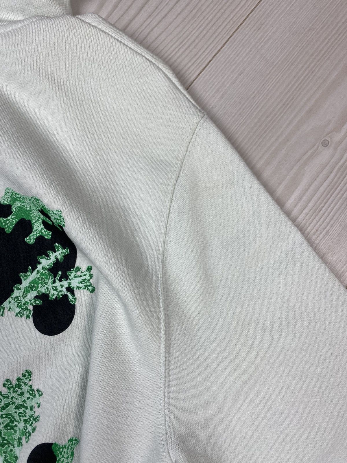 Off-White RARE Off white mint seaweed oversized hoodie y2k Size US XS / EU 42 / 0 - 24 Thumbnail