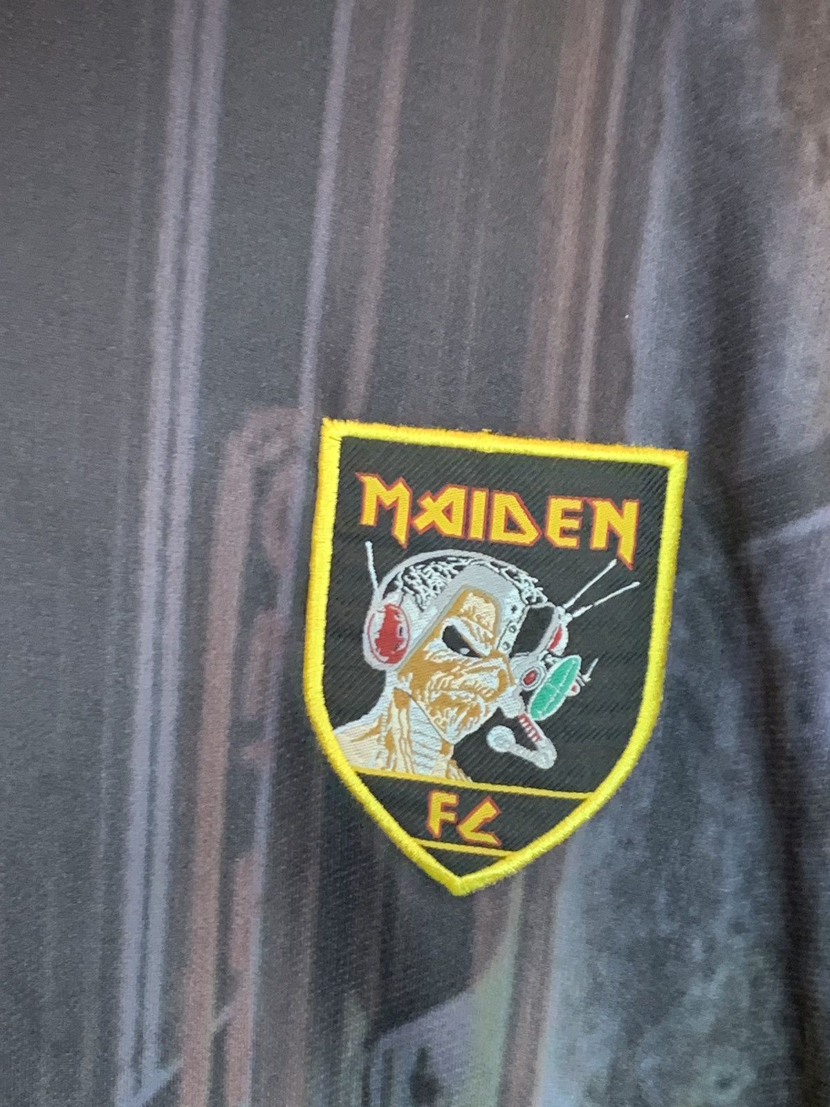 Band Tees × Iron Maiden *RARE* Iron Maiden FC Somewhere In Time Euro Soccer Jersey Size US XL / EU 56 / 4 - 3 Thumbnail