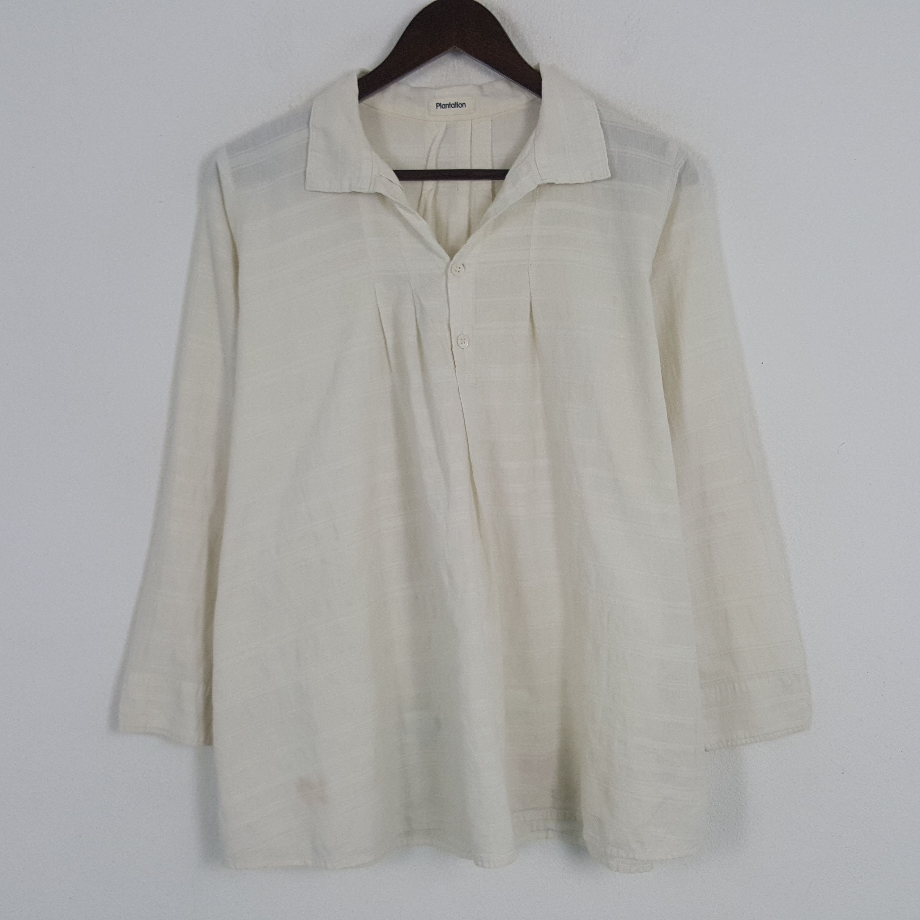 Issey Miyake × Japanese Brand × Vintage Vintage Plantation by Issey Miyake Polos Shirt Size M / US 6-8 / IT 42-44 - 1 Thumbnail