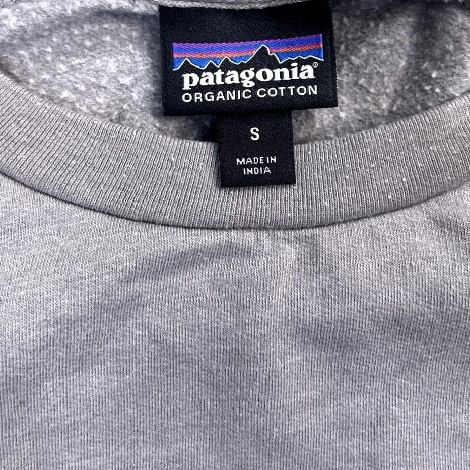 Patagonia VINTAGE Patagonia Men's P-6 Logo Lightweight Crew Sweatshirt Size S Basin Green Sweatshirt Mens 1950s 60s 70s Size US S / EU 44-46 / 1 - 4 Thumbnail
