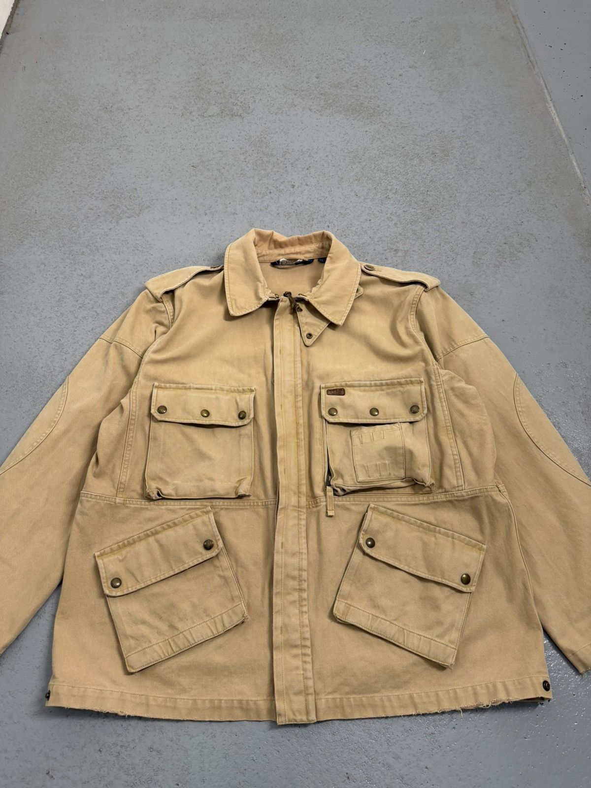 Polo Ralph Lauren 90s Polo Ralph Lauren Barn Hunting Dense Multi-pocket Jacket Size US XXL / EU 58 / 5 - 4 Thumbnail