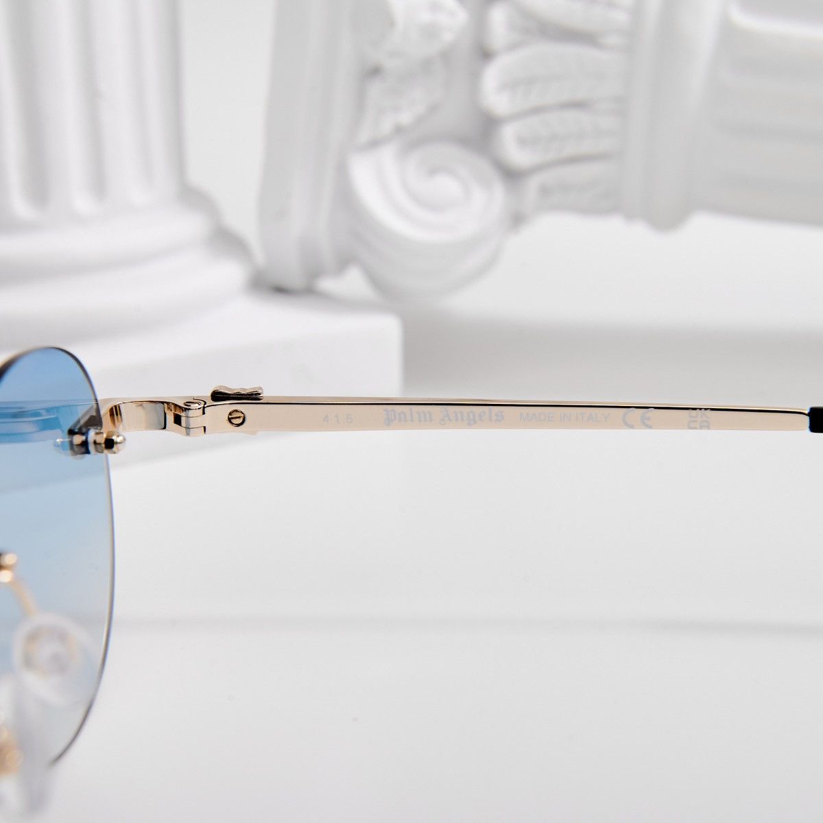Palm Angels PALM ANGELS CRYSTAL GOLD BLUE GRADIENT SUNGLASSES Size ONE SIZE - 4 Thumbnail