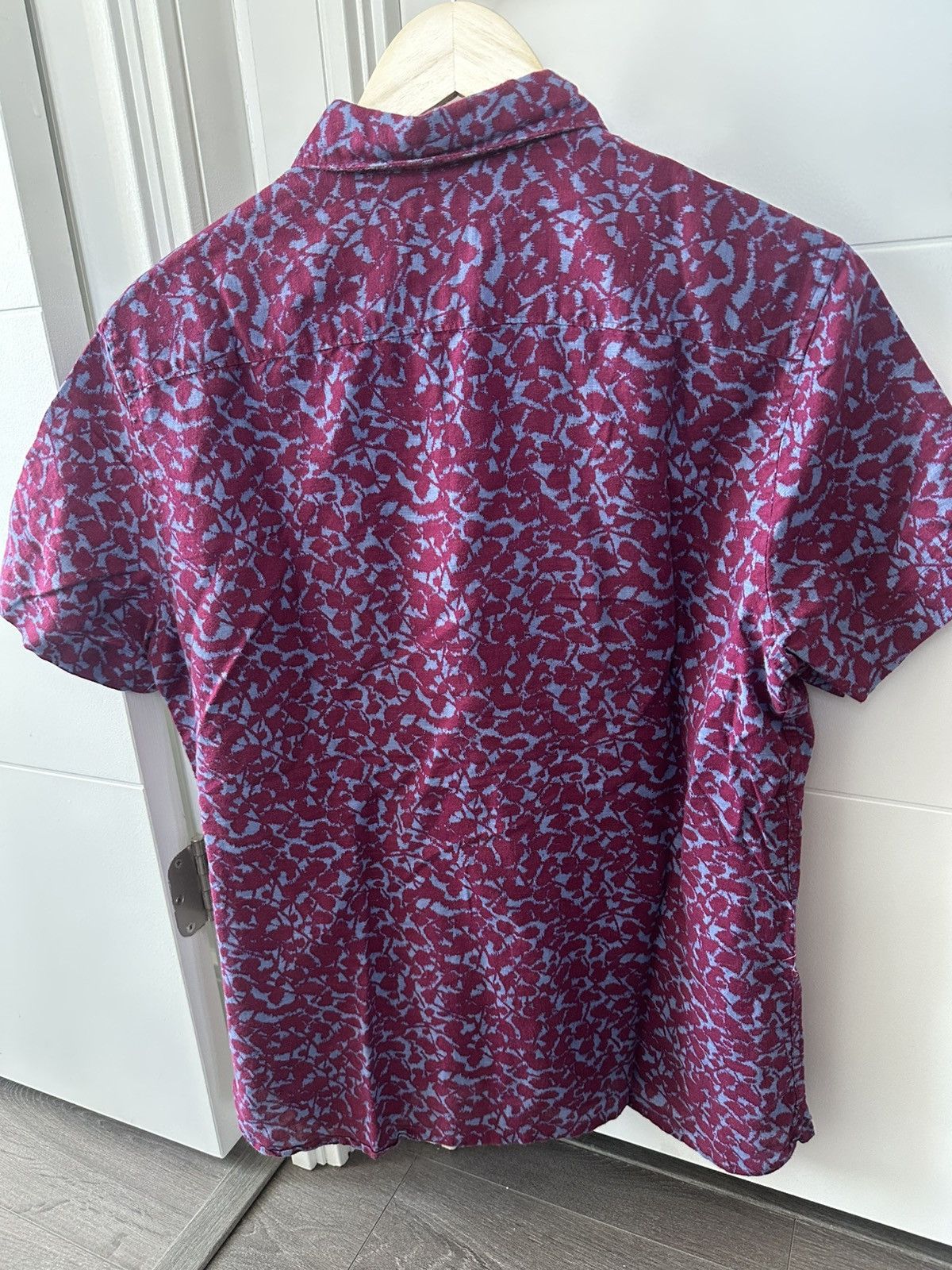 Perry Ellis Linen Short Sleeve Size US M / EU 48-50 / 2 - 2 Thumbnail