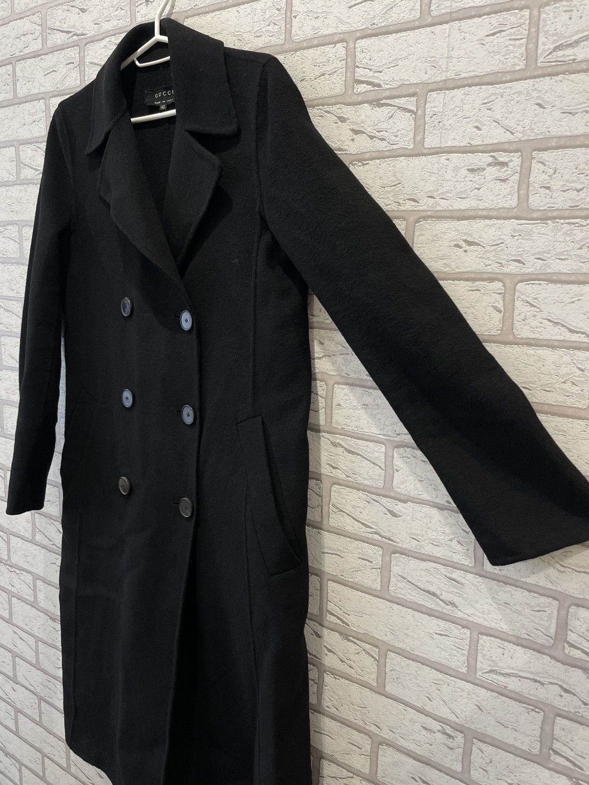 Gucci Vintage Gucci Wool Coat Jacket Trench Handmade Made In Italy Size M / US 6-8 / IT 42-44 - 9 Thumbnail