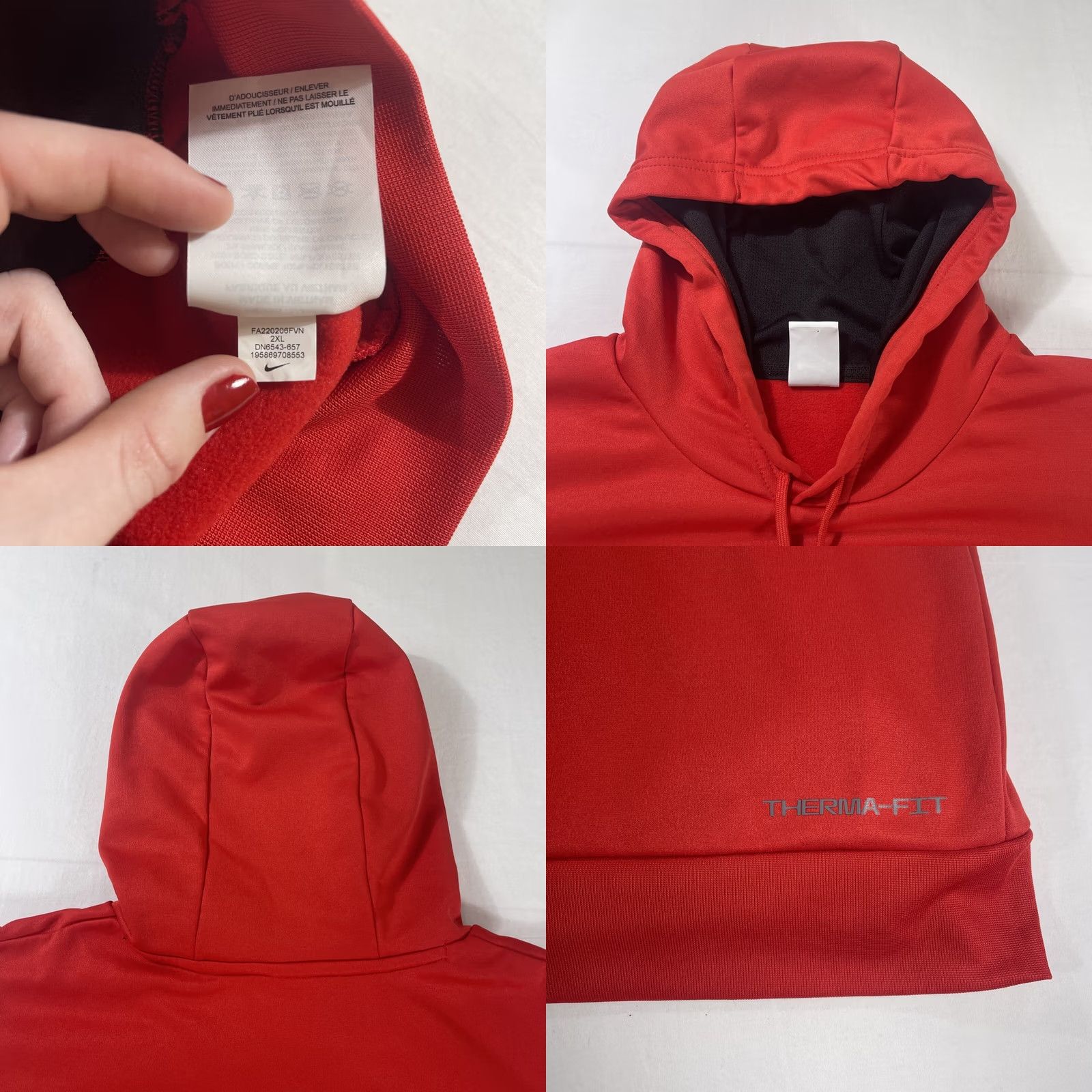Nike Nike 2XL Hoodie Sweatshirt Ohio State Buckeyes Therma Fit DN6543-657 Red Size US XXL / EU 58 / 5 - 10 Thumbnail