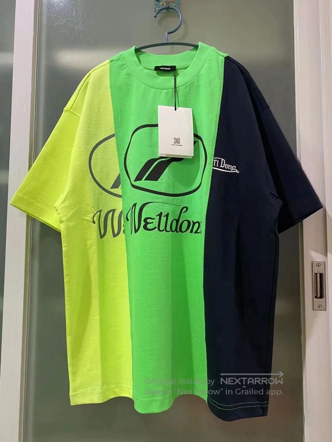 WE11DONE vibrant short sleeve color block t-shirt. Size US S / EU 44-46 / 1 - 1 Thumbnail