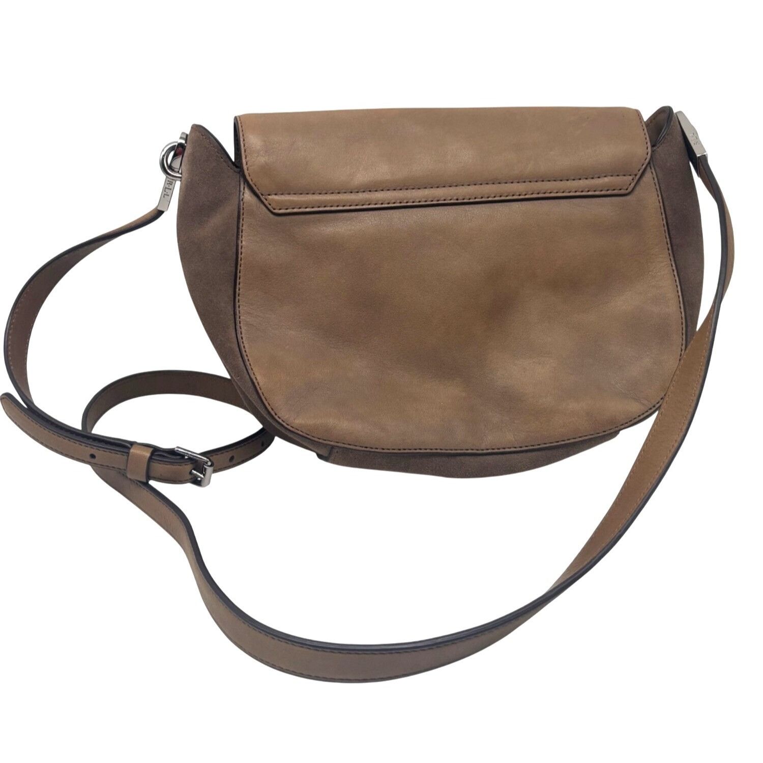 Lauren Ralph Lauren Lauren Ralph Lauren Berwick Nora Crossbody, Brown, Small Size ONE SIZE - 3 Thumbnail