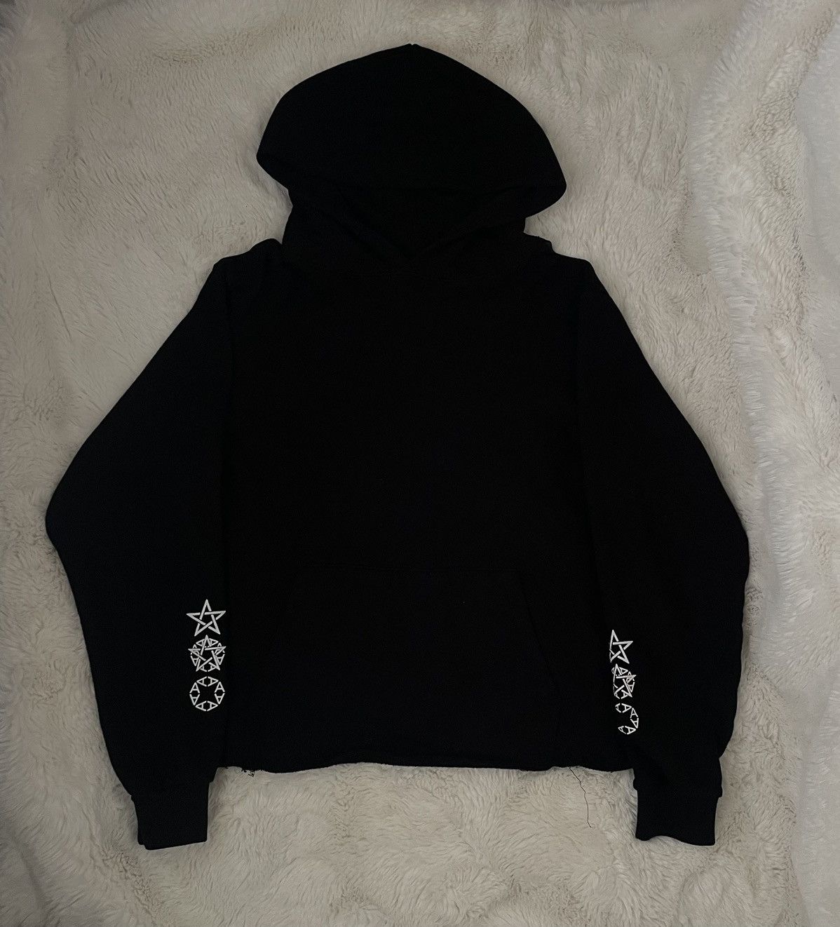 Image of 1017 Alyx 9Sm x Alyx Destroy Lonely 1017 Alyx Tour Hoodie in Black, Men's (Size Small)