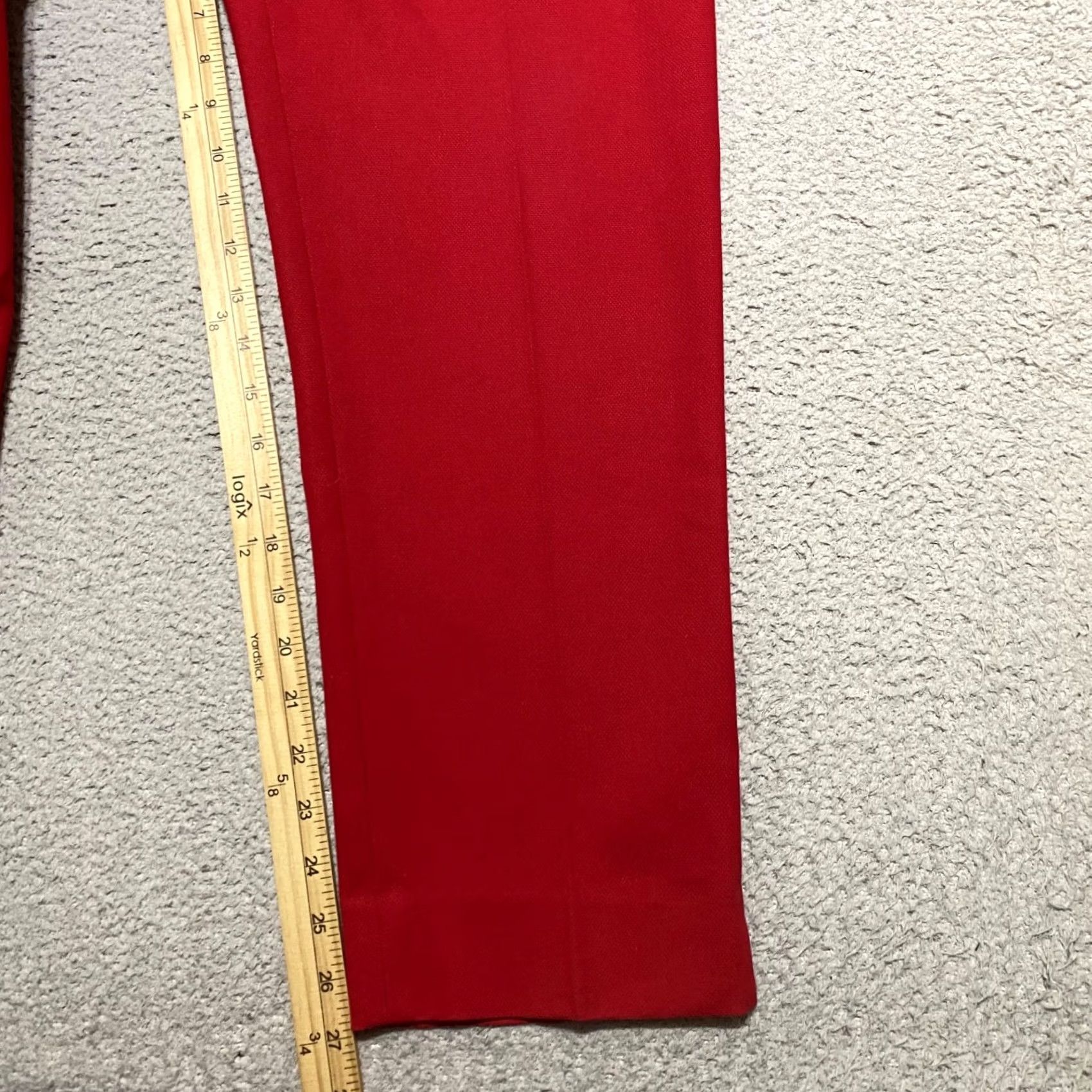 Talbots Talbots Womens 12 Red Straight Hampshire Dress Pants Business Casual High Rise Size 34" / US 12 / IT 48 - 7 Thumbnail
