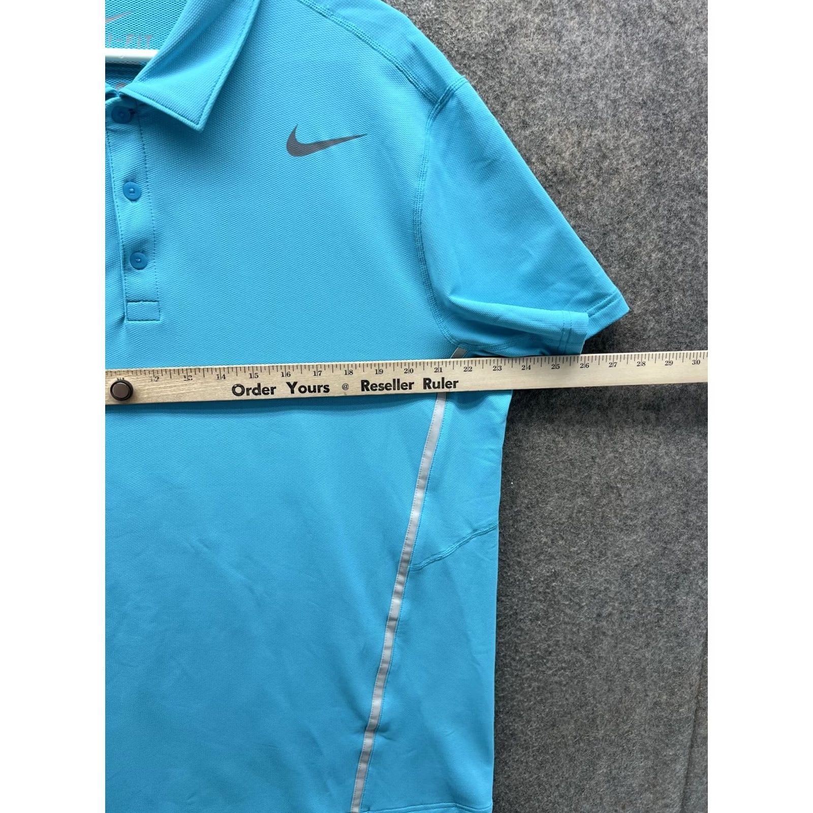 Nike Nike Dri-FIT Tennis Polo Shirt Mens XL Blue Moisture Wicking Performance Polo Shirt Size US XL / EU 56 / 4 - 6 Thumbnail