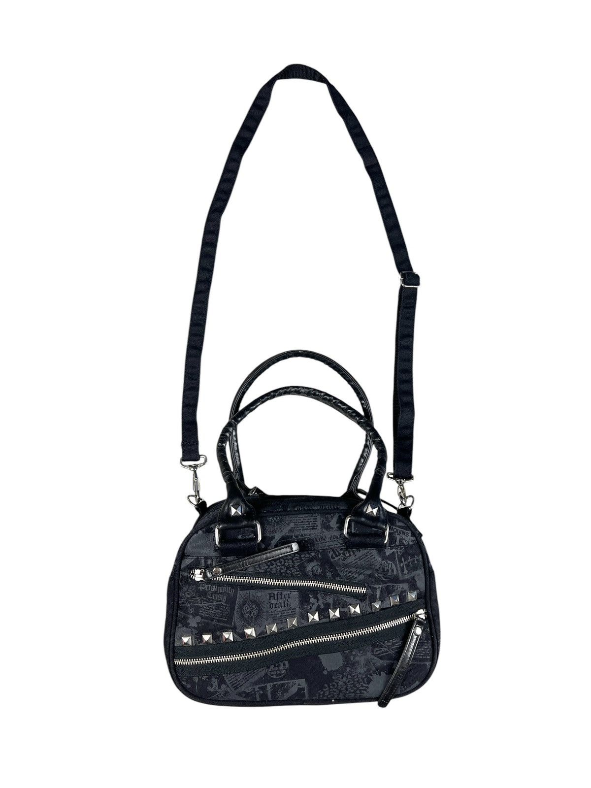 Seditionaries Algonquins Punk Sling Bag in Black, Men's