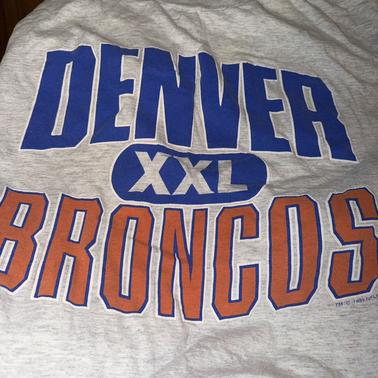 Logo 7 Vintage Logo 7 Denver Broncos NFL 90s Single Stitch Shirt Size US XL / EU 56 / 4 - 4 Thumbnail