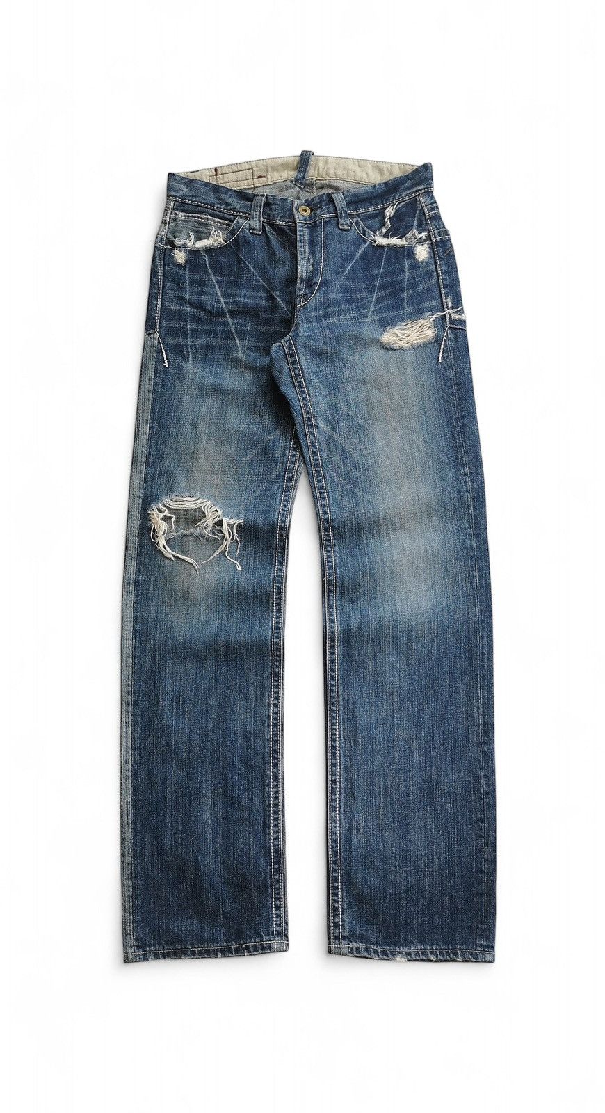 Japanese Brand Vintage Japanese Brand Style Kapital Port Patchwork Jeans Size US 30 / EU 46 - 2 Thumbnail