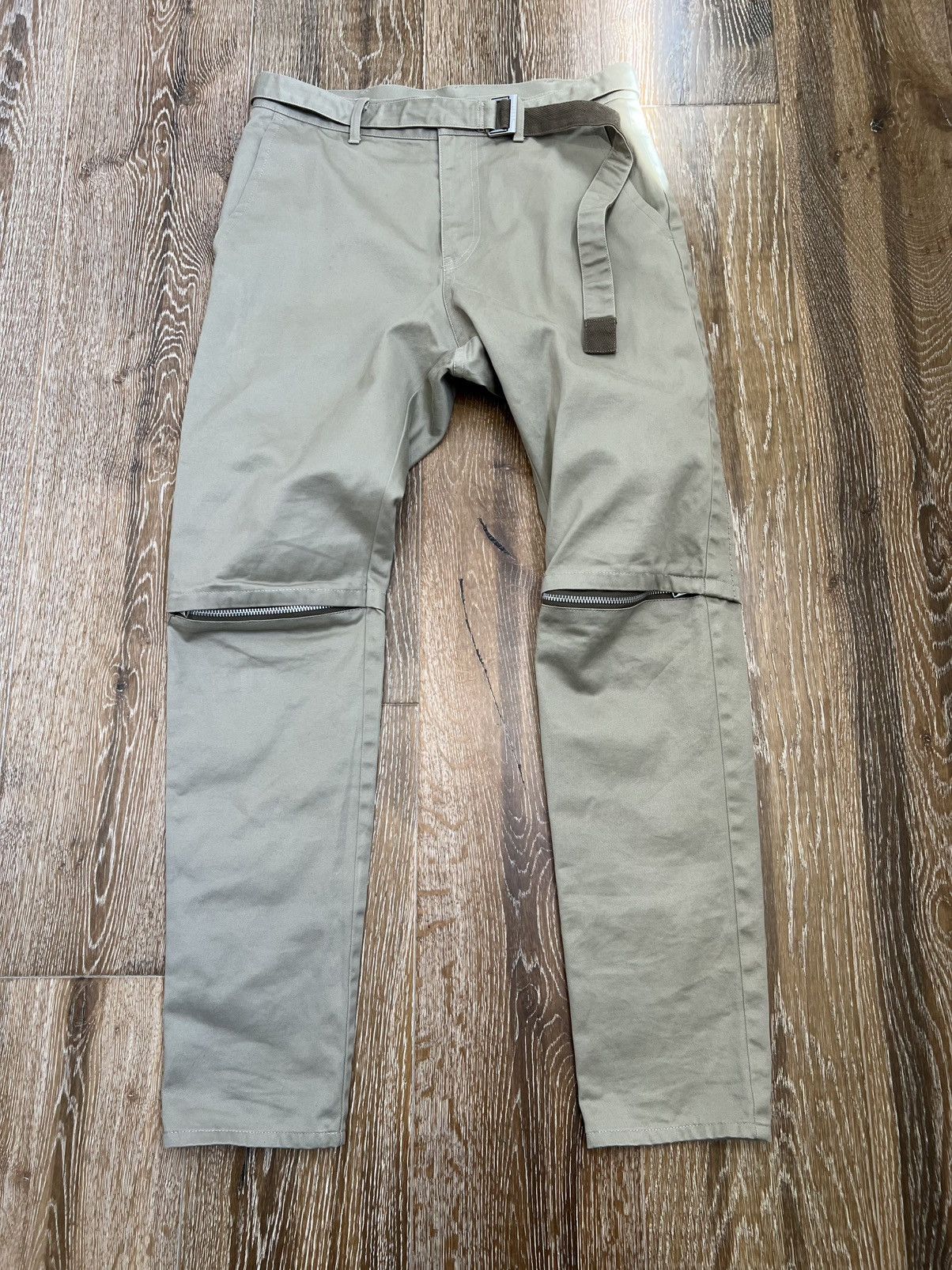 Sacai Sacai belted trouser pants Size US 32 / EU 48 - 1 Thumbnail